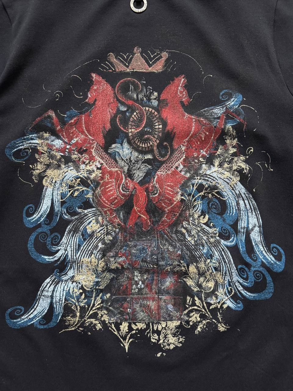Jean Paul Gaultier Save The Queen Multicolor Longsleeve Top Cop Copine Japanese Size L / US 10 / IT 46 - 3 Thumbnail