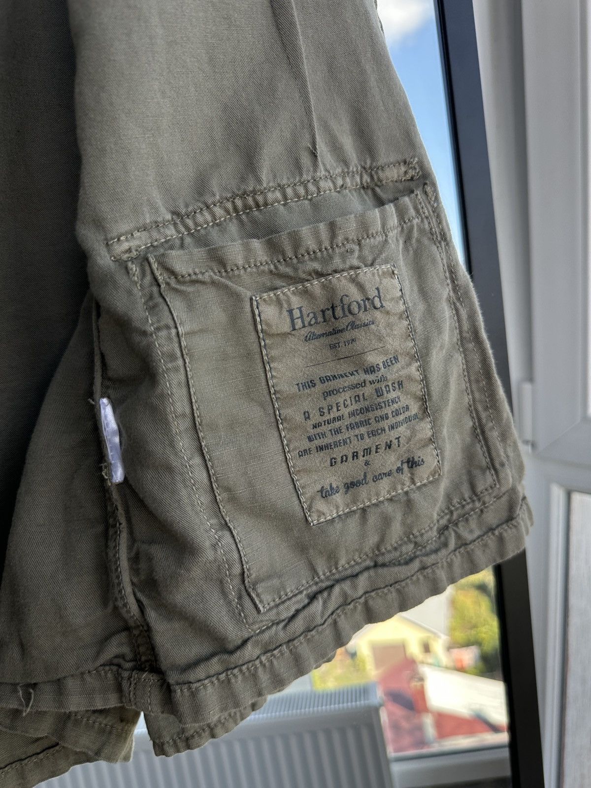 Hartford Hartford Utility Linen Khaki Military Men’s Jacket Sz M Size US M / EU 48-50 / 2 - 12 Thumbnail