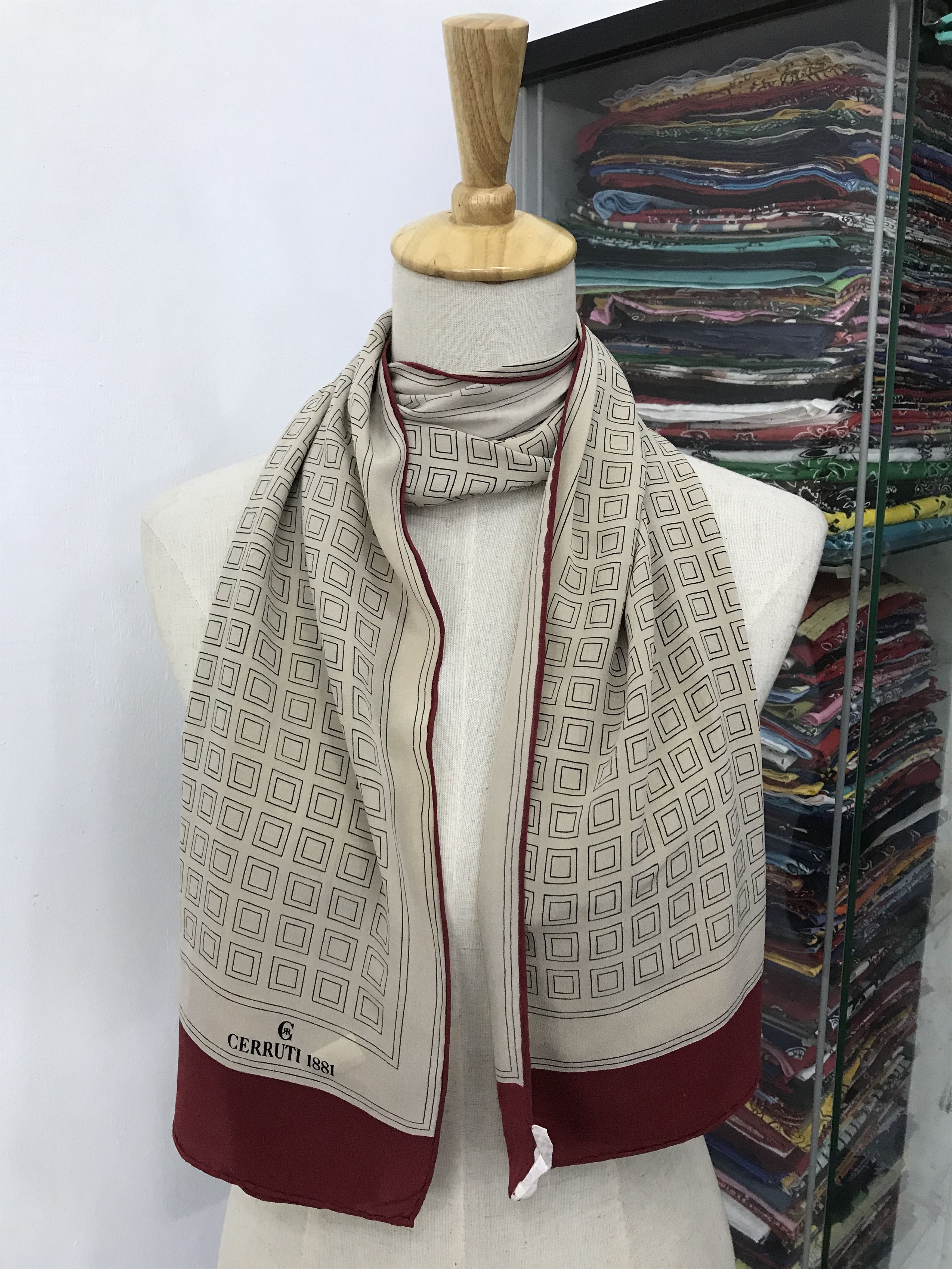 Cerruti 1881 Vintage Cerruti 1881 Silk Scarf Size ONE SIZE - 1 Thumbnail