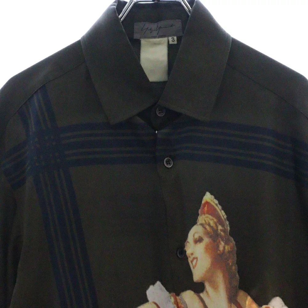 Yohji Yamamoto Yohji Yamamoto POUR HOMME // 01AW ARCHIVE Pin-up Girl Shirt Size US L / EU 52-54 / 3 - 3 Thumbnail