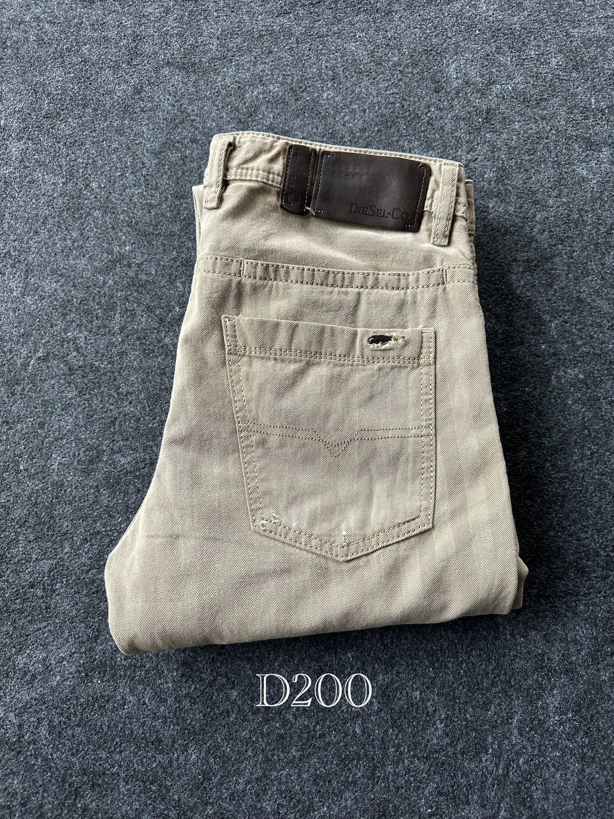 Diesel Rare Diesel Industry Italy Rare Brown Denim 31x34 D200 Size US 31 - 21 Thumbnail