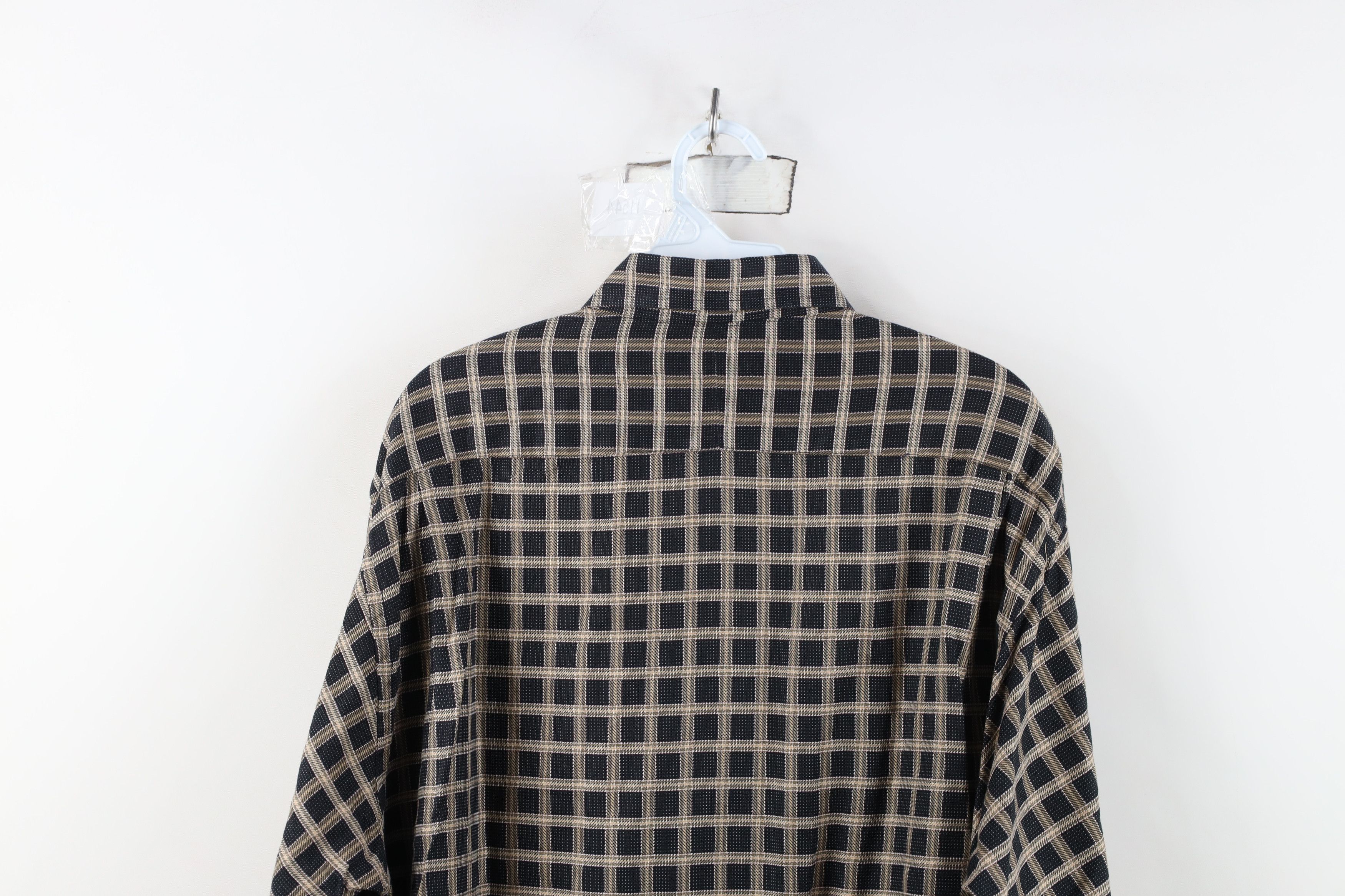 Burberry Burberry London Earth Tone Collared Button Down Shirt USA Size US L / EU 52-54 / 3 - 11 Thumbnail