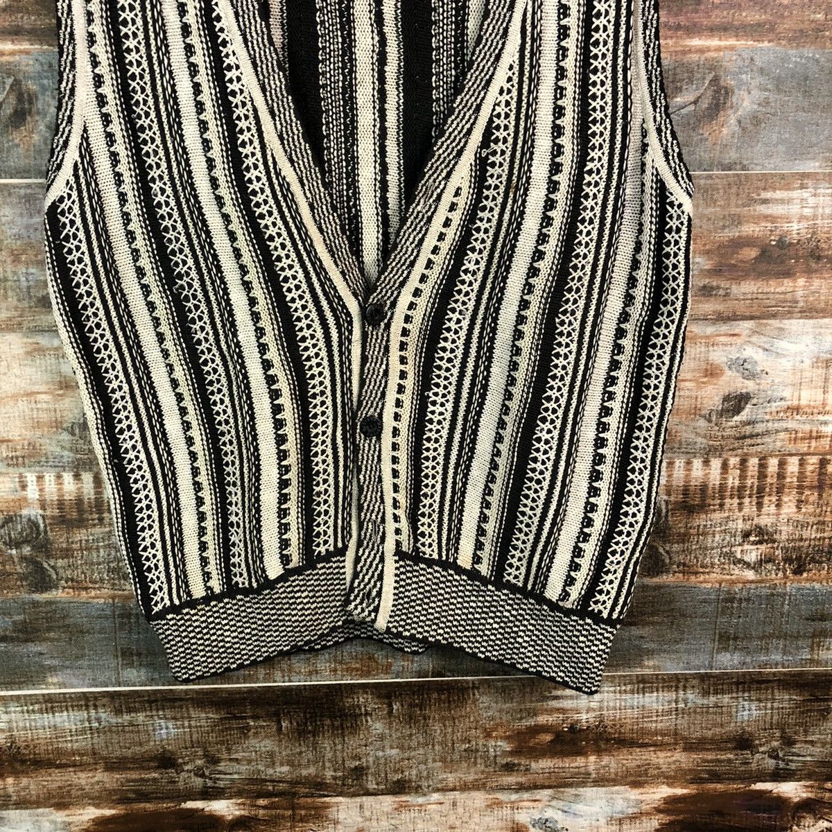 The Masters Masters knitwear Cardigan Vest like coogi #A2303 Size US L / EU 52-54 / 3 - 6 Thumbnail