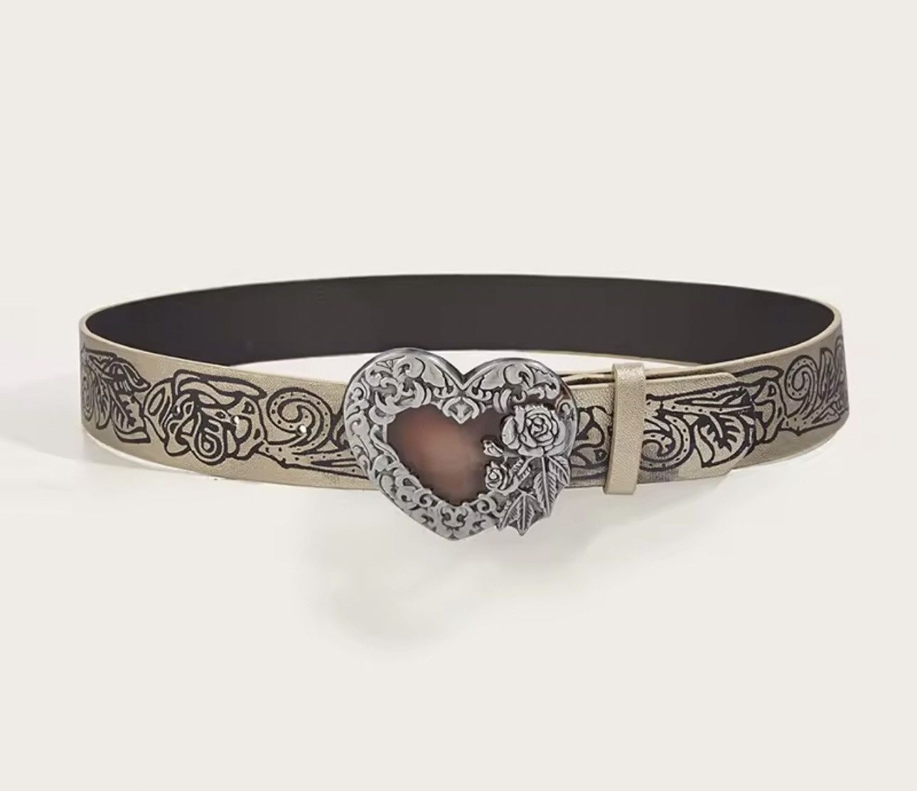 Japanese Brand RoseHeart Buckle Belt Size ONE SIZE - 3 Thumbnail