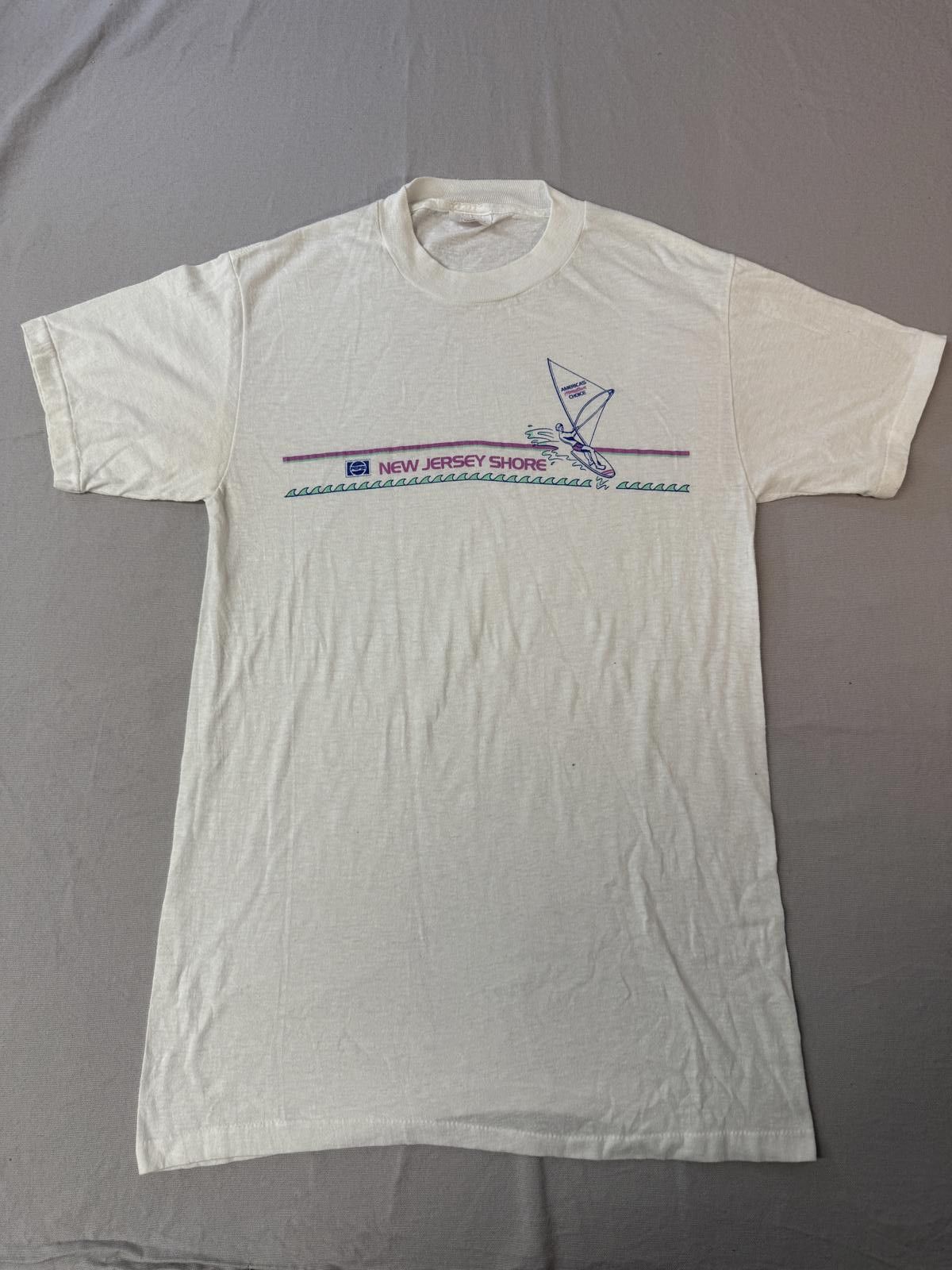Designer VTG New Jersey Shore T-shirt 1980s Pepsi Kite Surfing Tee -L Size US L / EU 52-54 / 3 - 1 Thumbnail