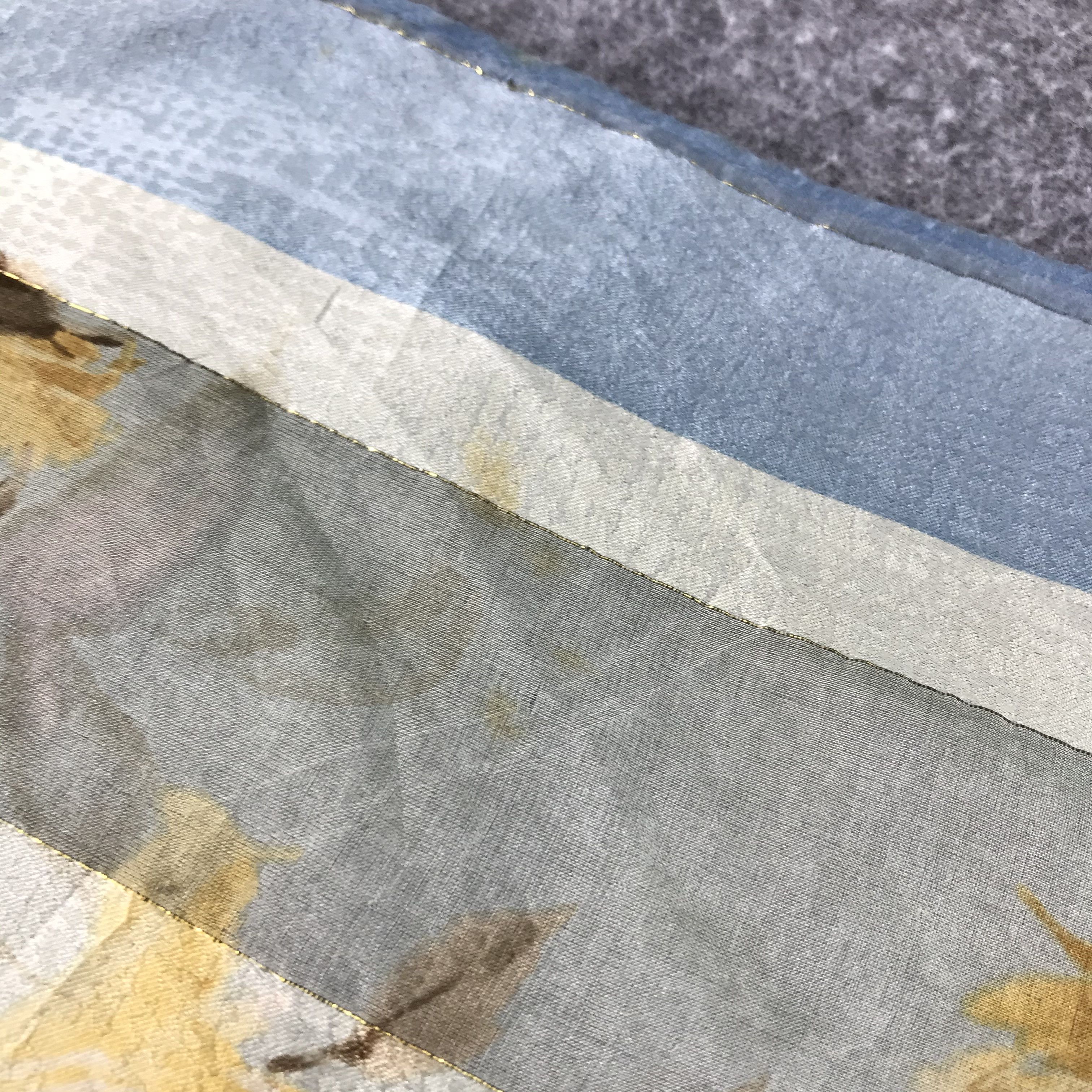 Japanese Brand Vintage Philippe V Floral Silk Scarf M18 Size ONE SIZE - 7 Thumbnail