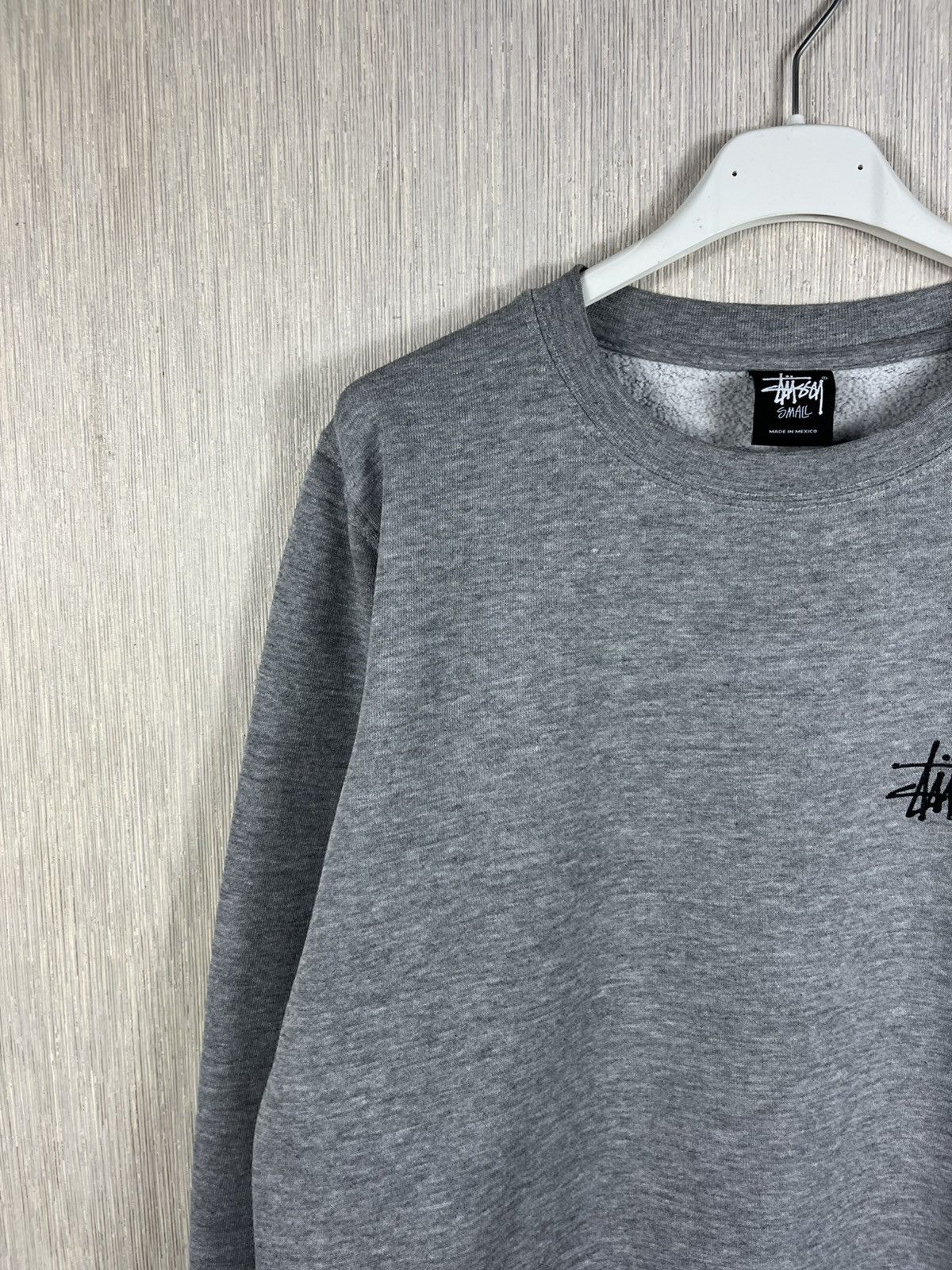 Stussy × Vintage Vintage Stussy 90s sweatshirt basic crewneck copyright retro Size US S / EU 44-46 / 1 - 4 Thumbnail