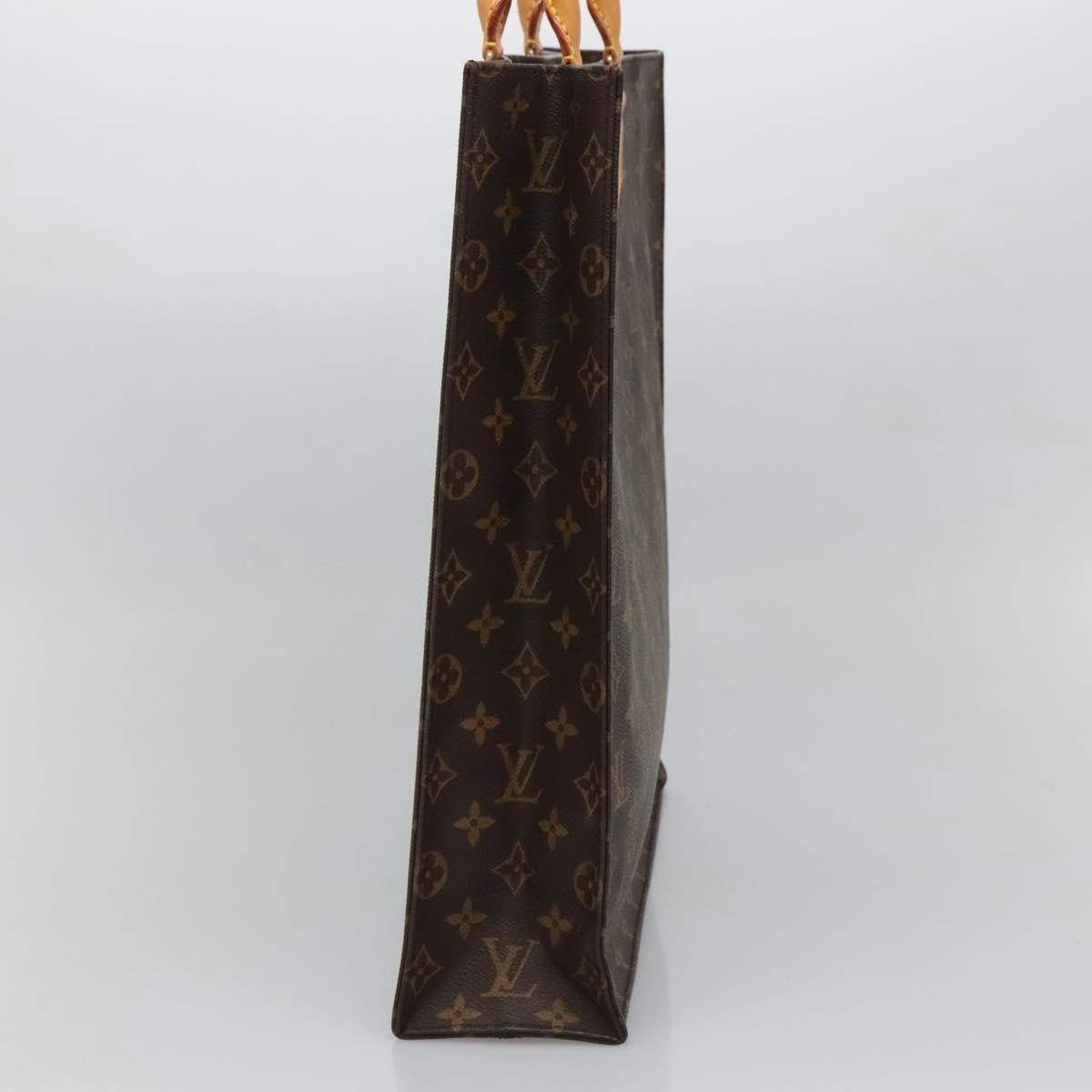 Louis Vuitton LOUIS VUITTON Monogram Sac Plat Hand Bag M51140 Size ONE SIZE - 3 Thumbnail