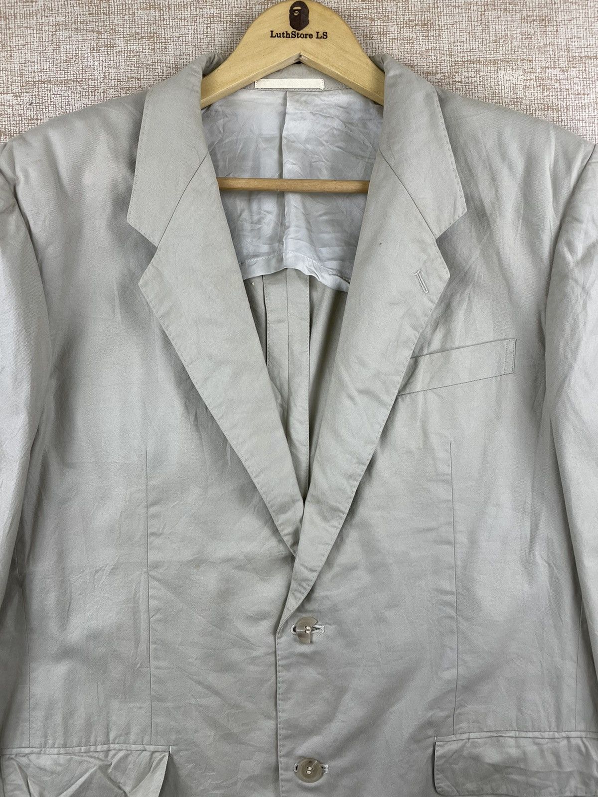 Vintage × Y's for Men × Yohji Yamamoto Vintage Yohji Yamamoto L.Q Y’s For Men Blazer Jacket Size US M / EU 48-50 / 2 - 12 Thumbnail