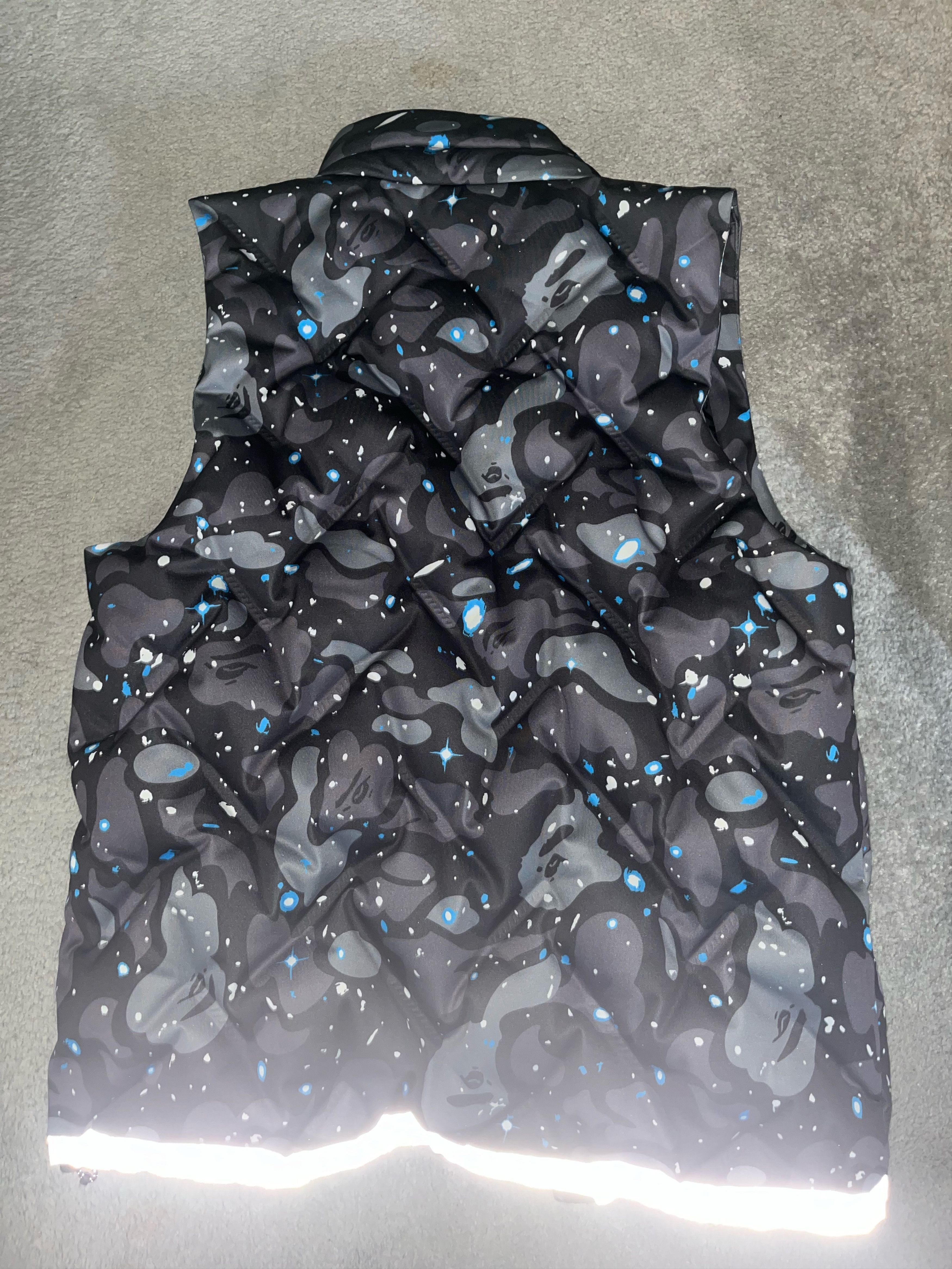 Bape bape space camo down gilet Size US M / EU 48-50 / 2 - 3 Thumbnail