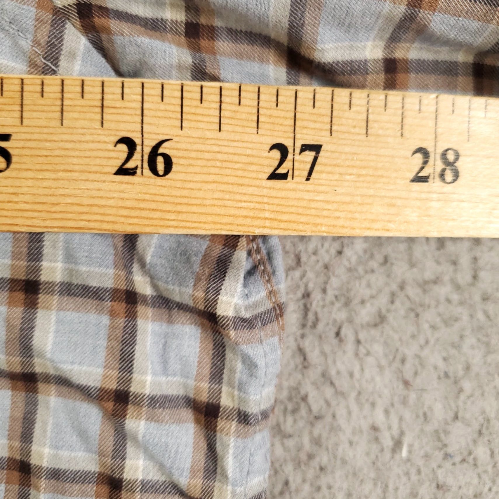 johnnie-O johnnie-O Button-Up Shirt 2XL Blue Plaid Long Sleeve Casual Men Regular Size US XXL / EU 58 / 5 - 3 Thumbnail