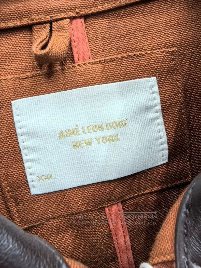 Aime Leon Dore Aime Leon Dore Canvas Flight Jacket - Orange Size US M / EU 48-50 / 2 - 8 Thumbnail