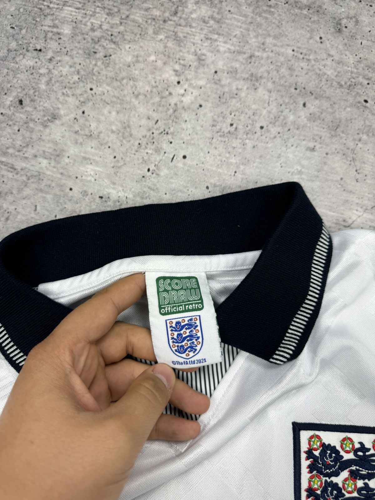 Vintage Vintage Blokecore England 1990-1992 Football Soccer Jersey Size US L / EU 52-54 / 3 - 7 Thumbnail