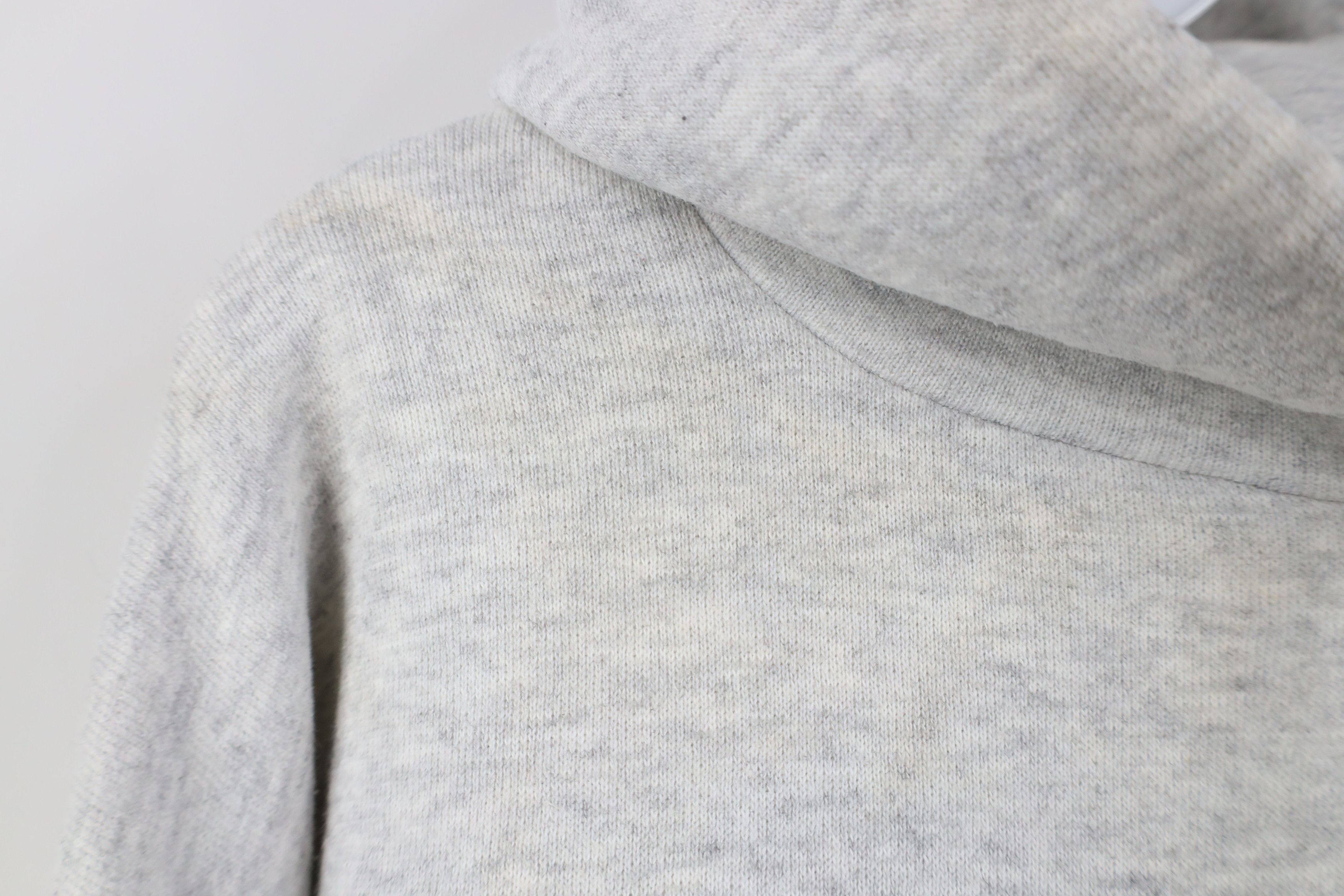 Vintage Vintage 90s Streetwear Hoodie Sweatshirt Heather Gray USA Size US L / EU 52-54 / 3 - 5 Thumbnail