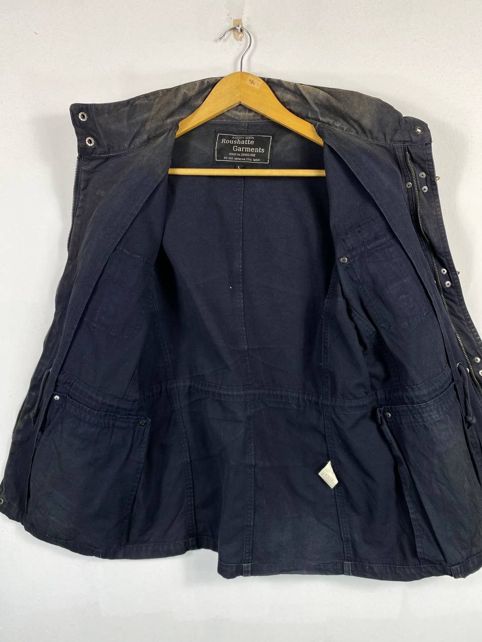 Japanese Brand roushetts garments khakis jacket sunfaded Size US L / EU 52-54 / 3 - 6 Thumbnail