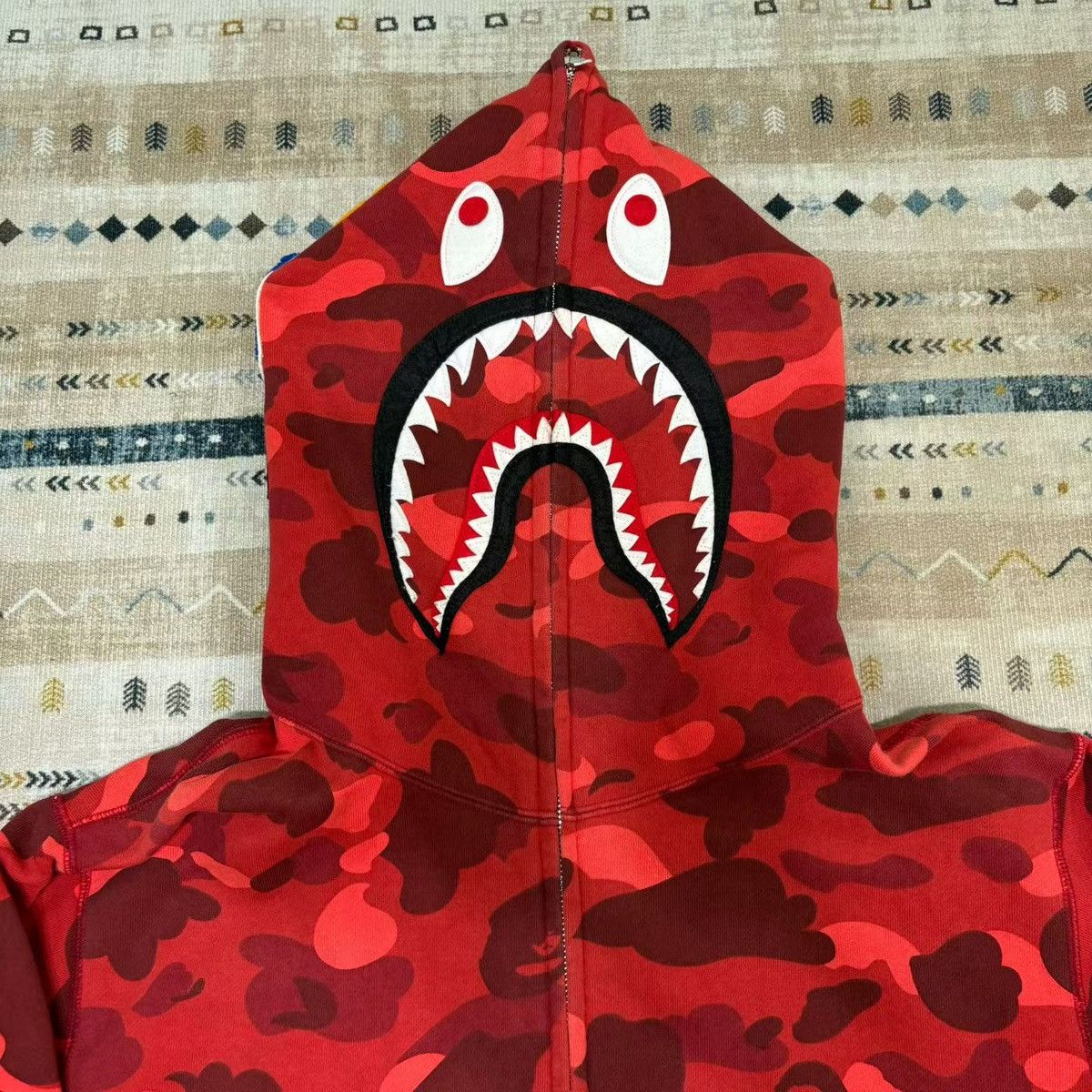 Bape BAPE CAMO SHARK FULL ZIP HOODIE Size US XXL / EU 58 / 5 - 3 Thumbnail
