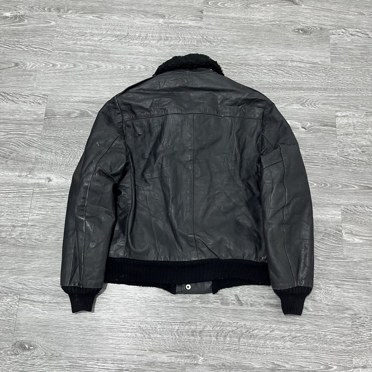 Leather VTG OAKTON LIMITED Bomber Fight Leather Jacket Size US XL / EU 56 / 4 - 7 Thumbnail