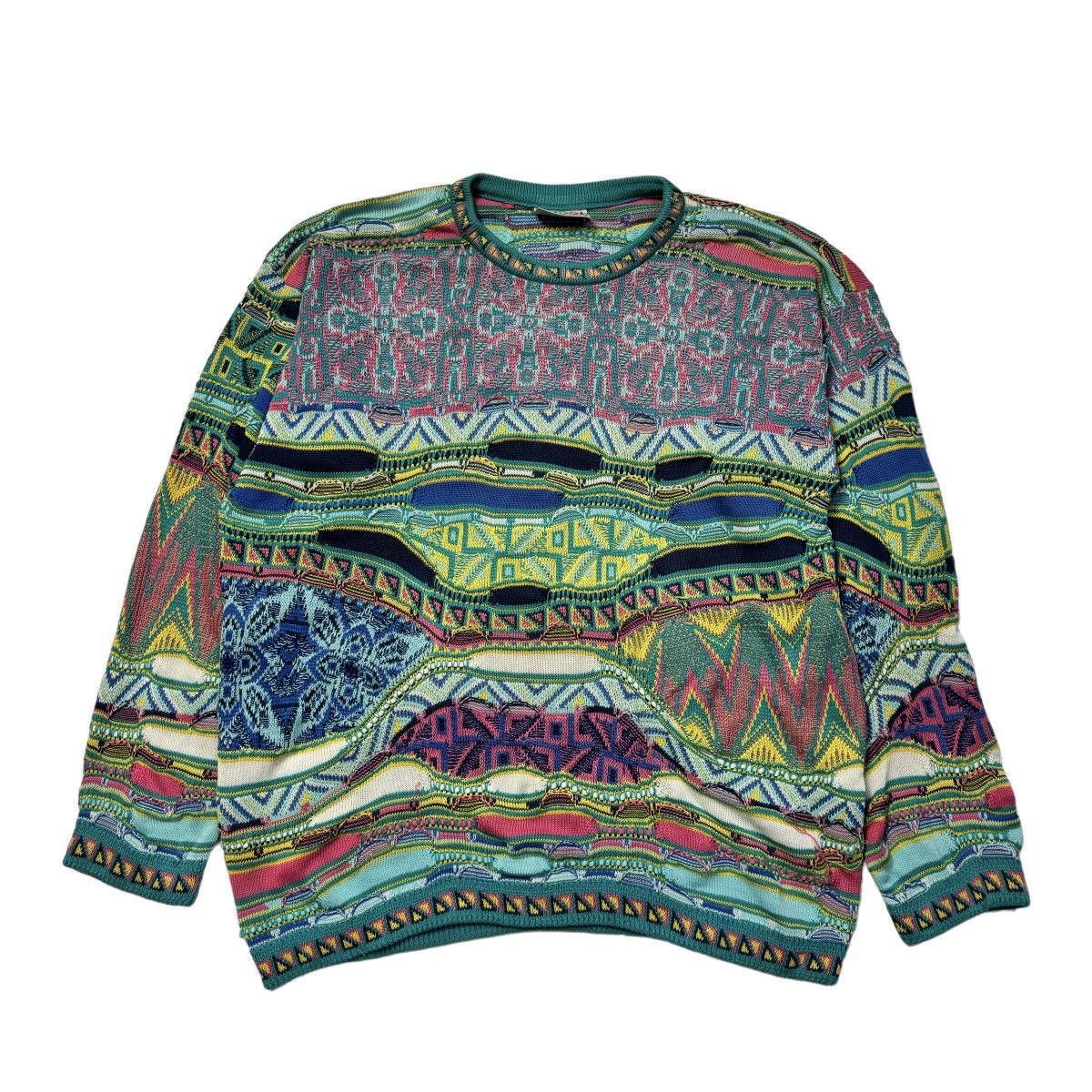 Coogi Vintage Coogi 3d Knit Sweater Size US L / EU 52-54 / 3 - 2 Thumbnail