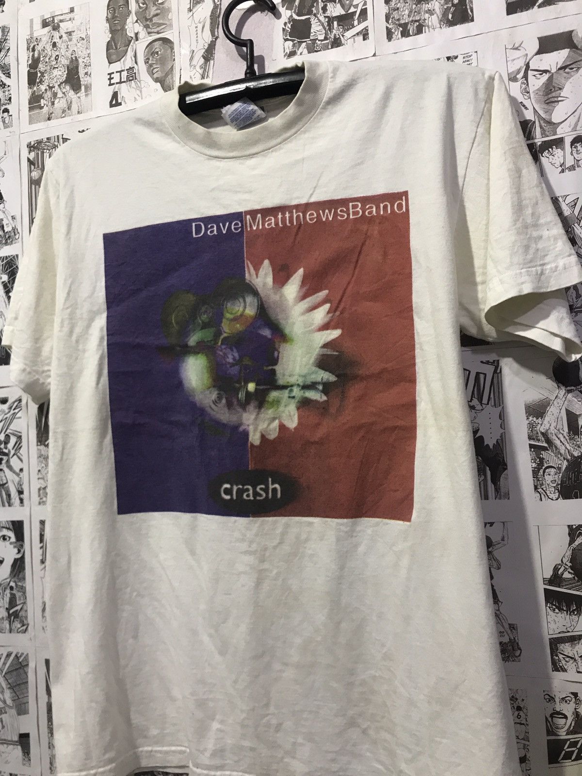 Band Tees × Japanese Brand × Vintage Dave Matthews Band 1996 Crash Tour Concert T-Shirt Unisex Size US L / EU 52-54 / 3 - 4 Thumbnail