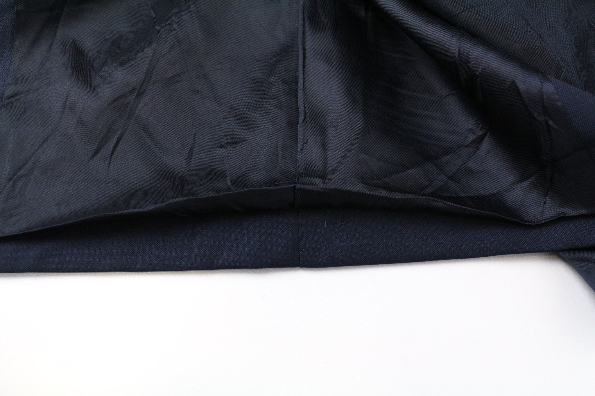 Suitsupply LAZIO U36R Slim Navy Blue Wool 110's Suit 75385 Size 36R - 10 Thumbnail