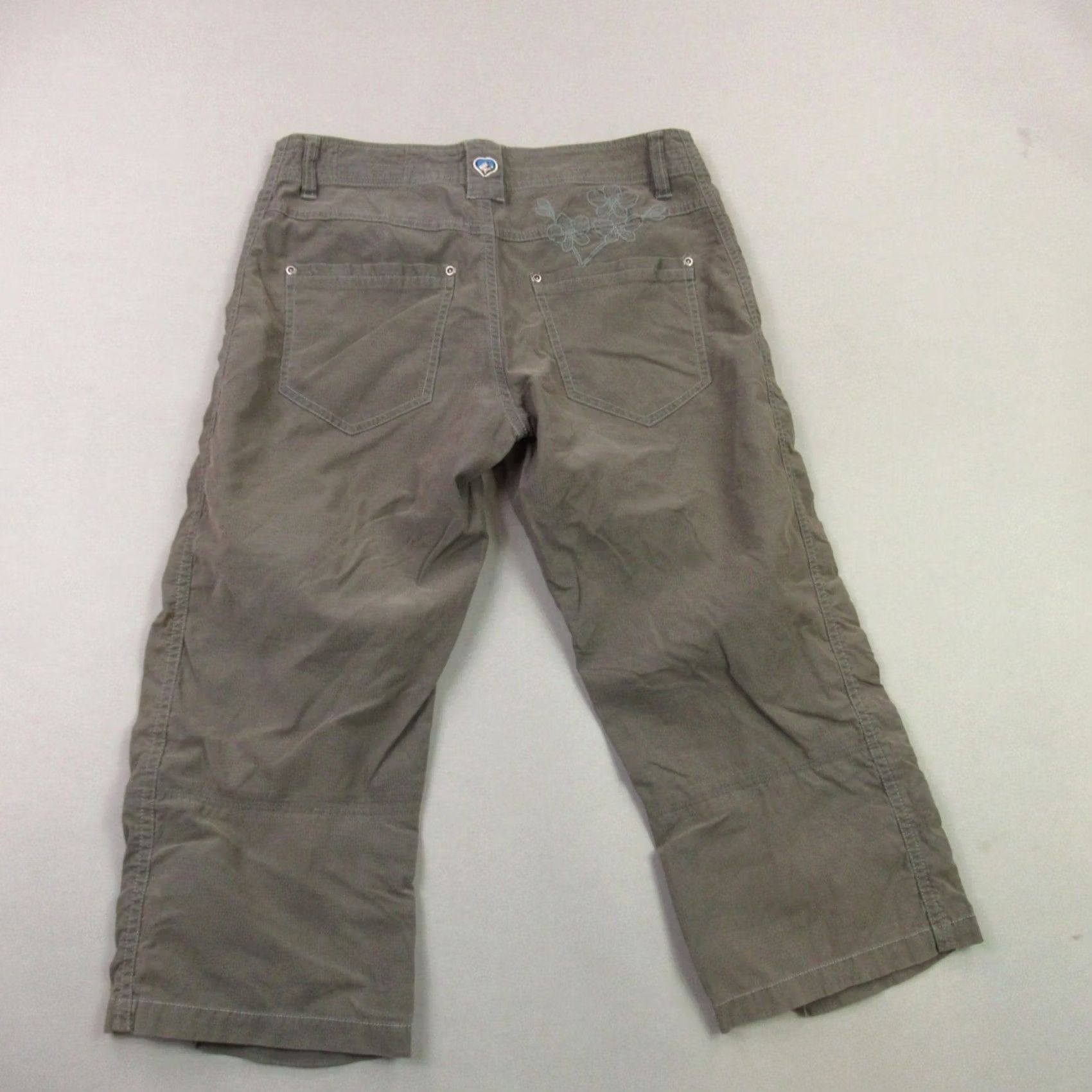 Vintage Kuhl Pants Women 4 Lightweight Straight Leg Outdoors Gray Casual Pockets Size 27" / US 4 / IT 40 - 5 Thumbnail