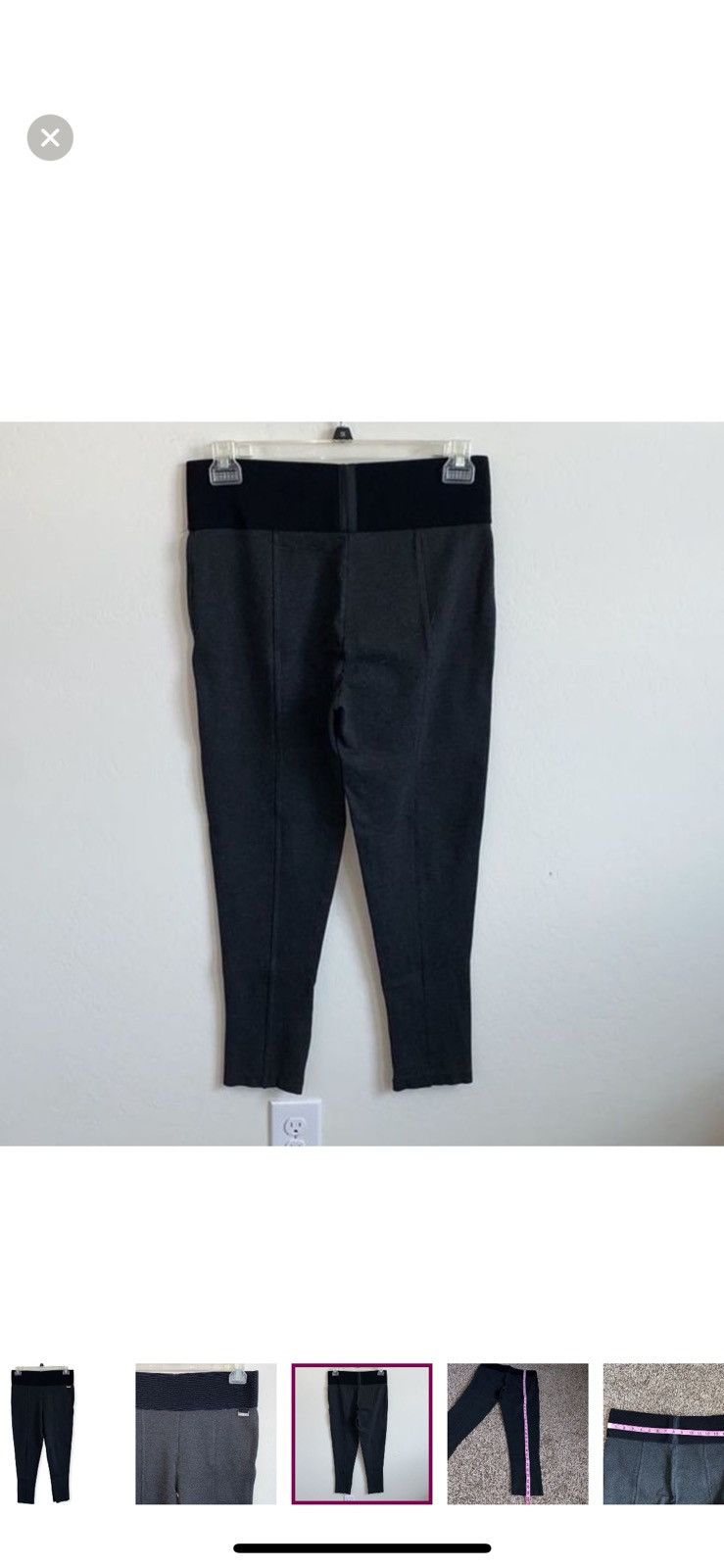 Calvin Klein Calvin Klein large grey ponte pants Size 34" / US 12 / IT 48 - 3 Thumbnail