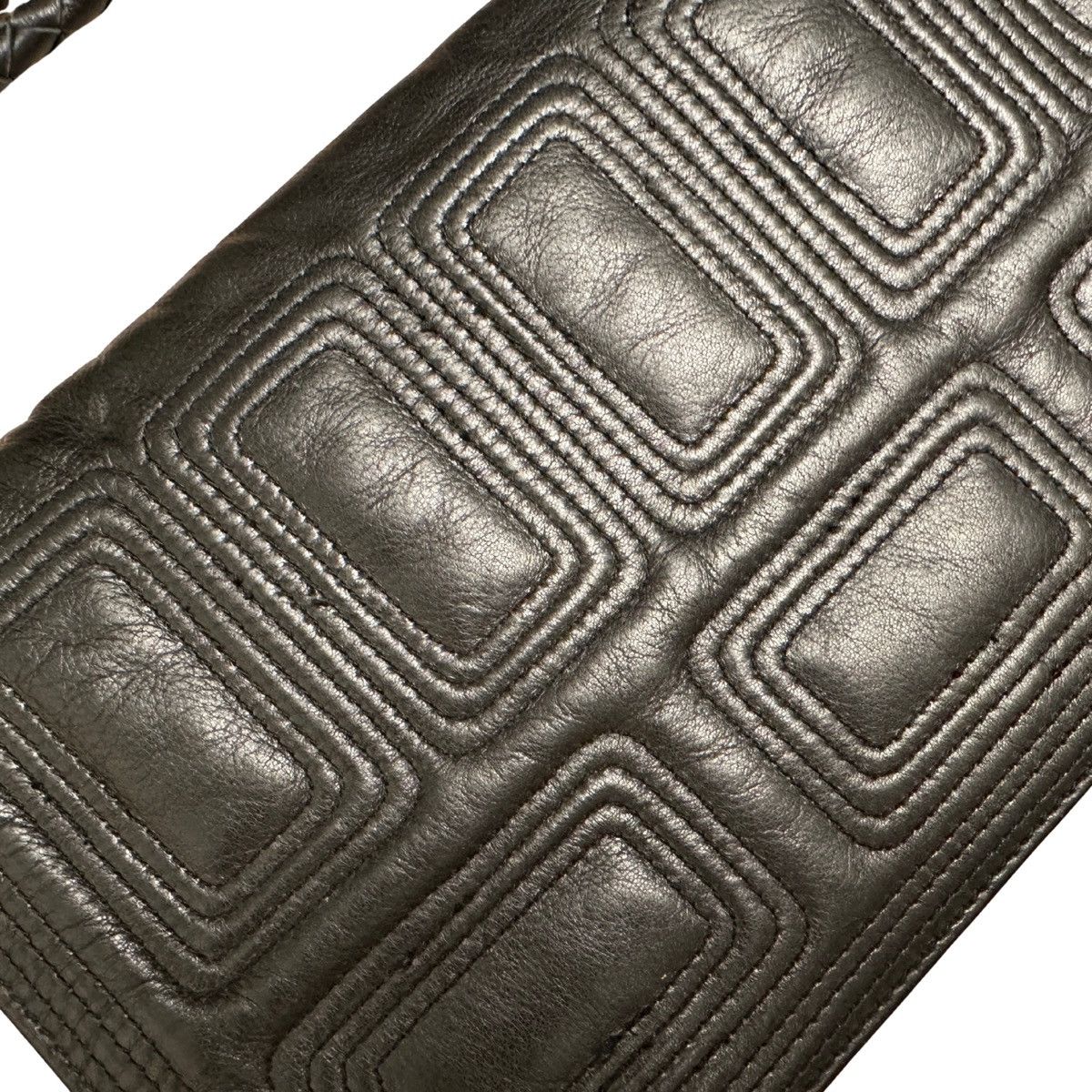 Other Urbancode Black Vintage Leather Clutch Bag Detachable Strap Size ONE SIZE - 3 Thumbnail