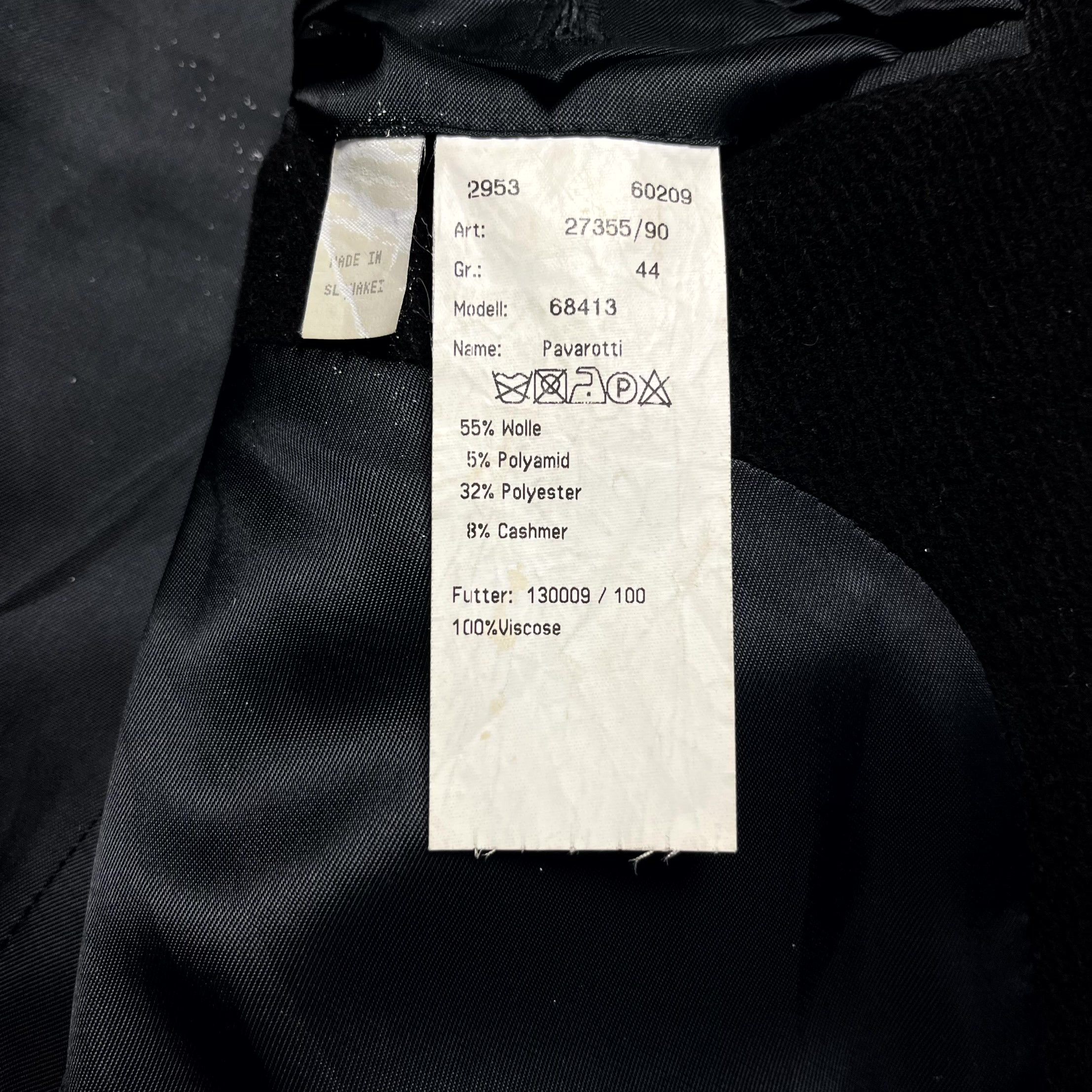 Karl Lagerfeld Karl Lagerfeld Black Classic Wool Overcoat Size M EU 44 Size US M / EU 48-50 / 2 - 4 Thumbnail