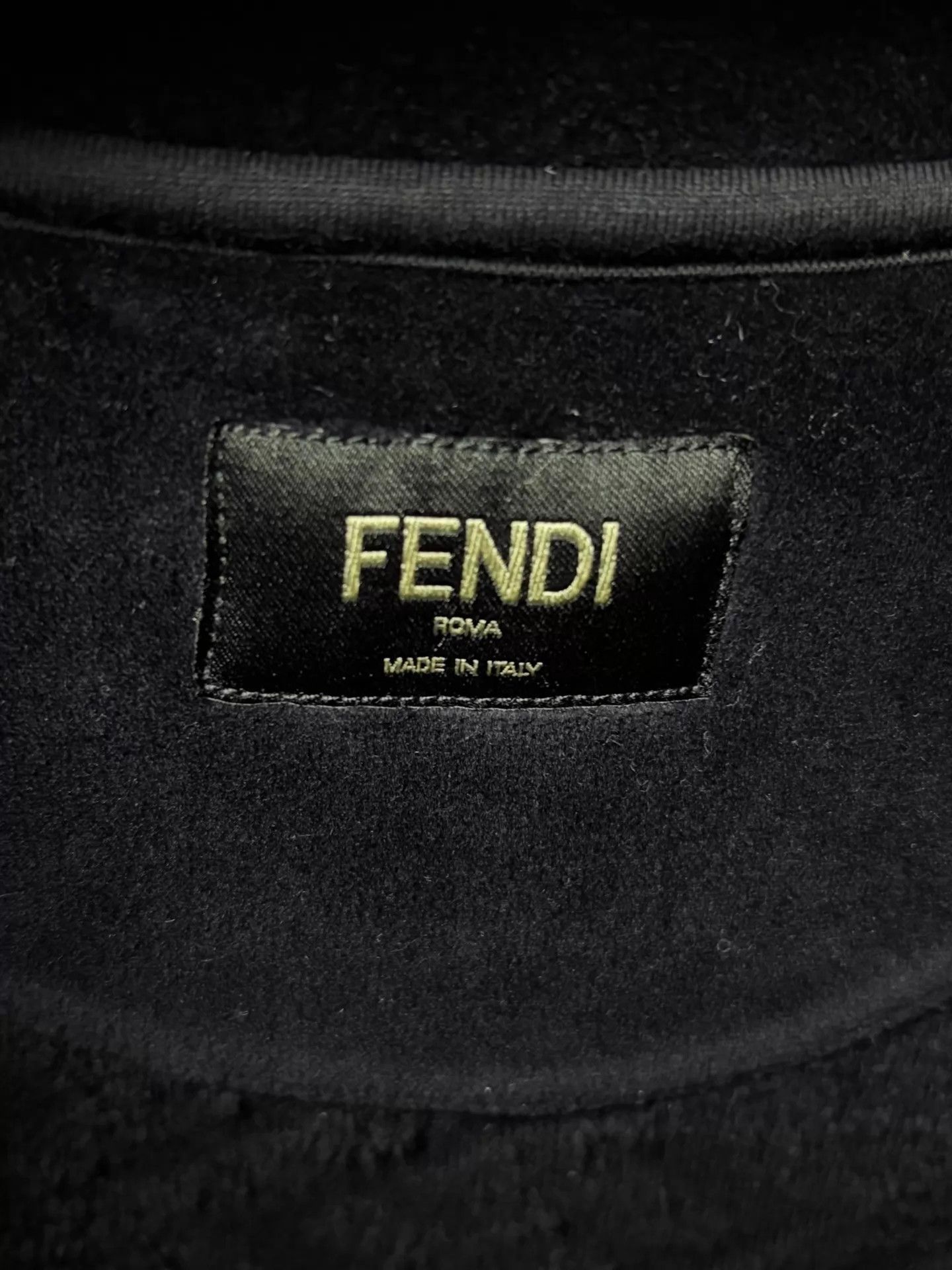 Fendi FENDI black all over logo short sleeve tee S Size US S / EU 44-46 / 1 - 3 Thumbnail