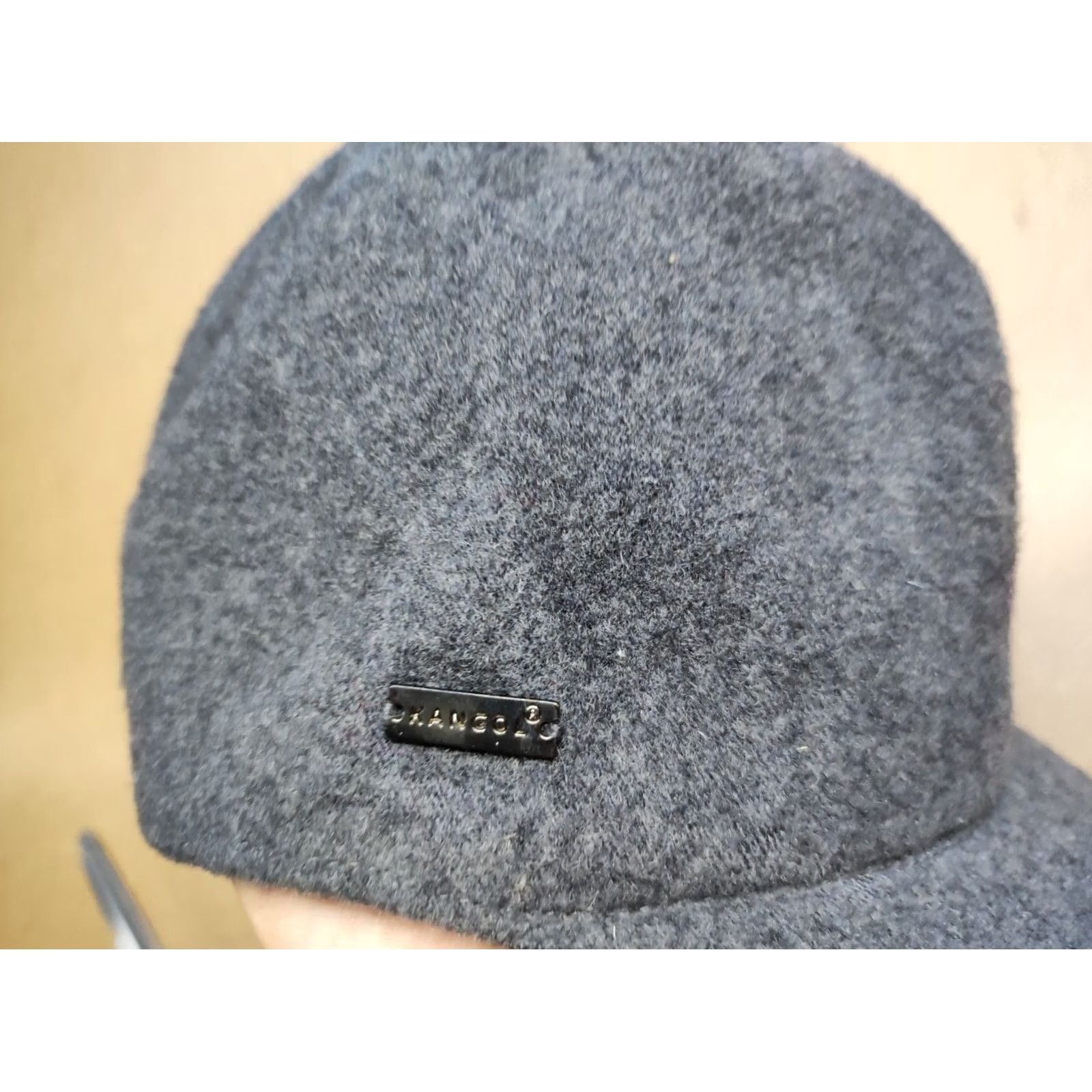 Kangol Kangol Mens Beret Hat Wool Fleece Gray Size M Casual Beret Cap Collette Central Peak Mens Size US M / EU 48-50 / 2 - 7 Thumbnail