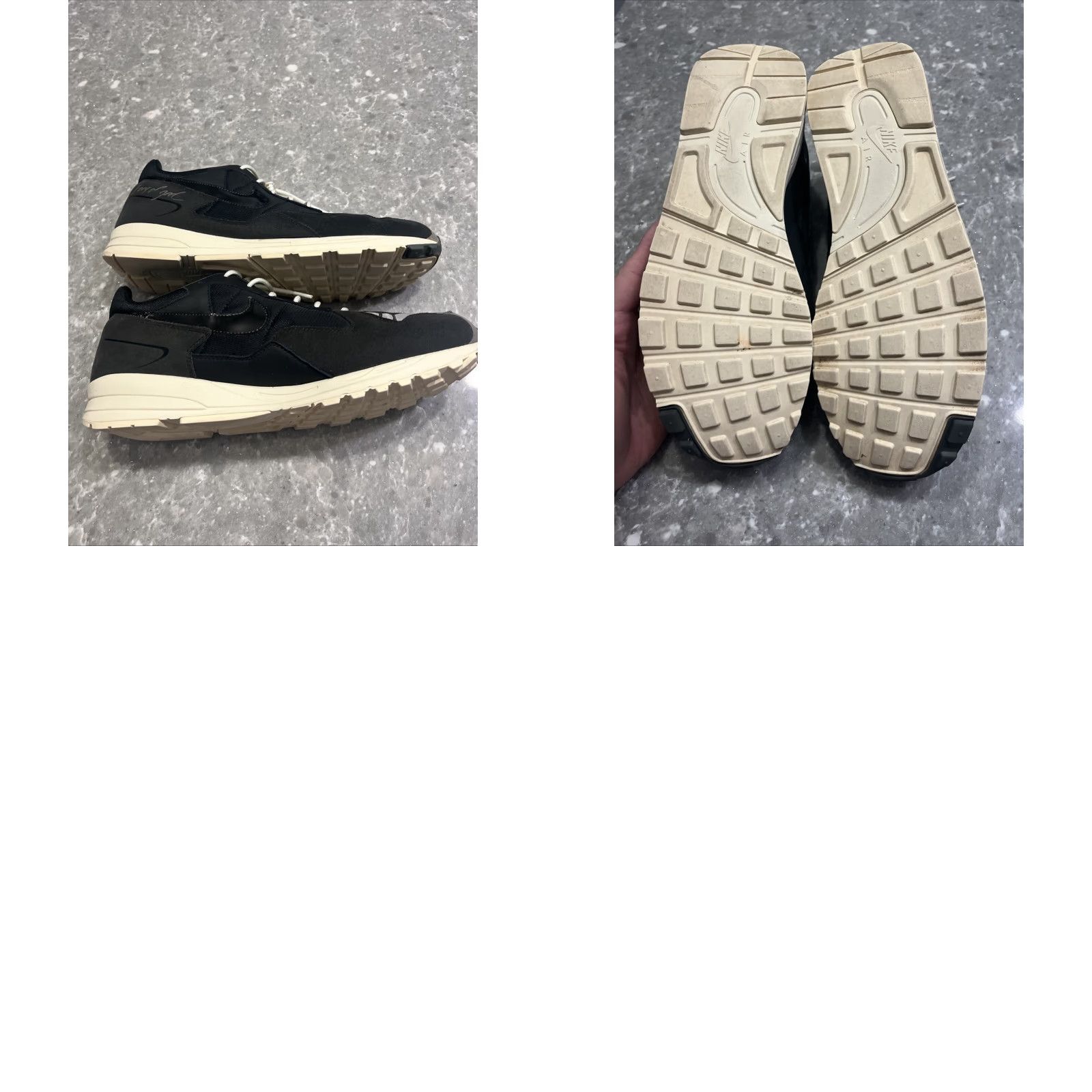Nike Nike Air Skylon II Fear of God Black Sail Fossil BQ2752-001 Men Size 15 Sneaker Black Leather Upper Rubber Outsole 80s 90s Limited Edition Shoes Size US 15 / EU 48 - 8 Thumbnail