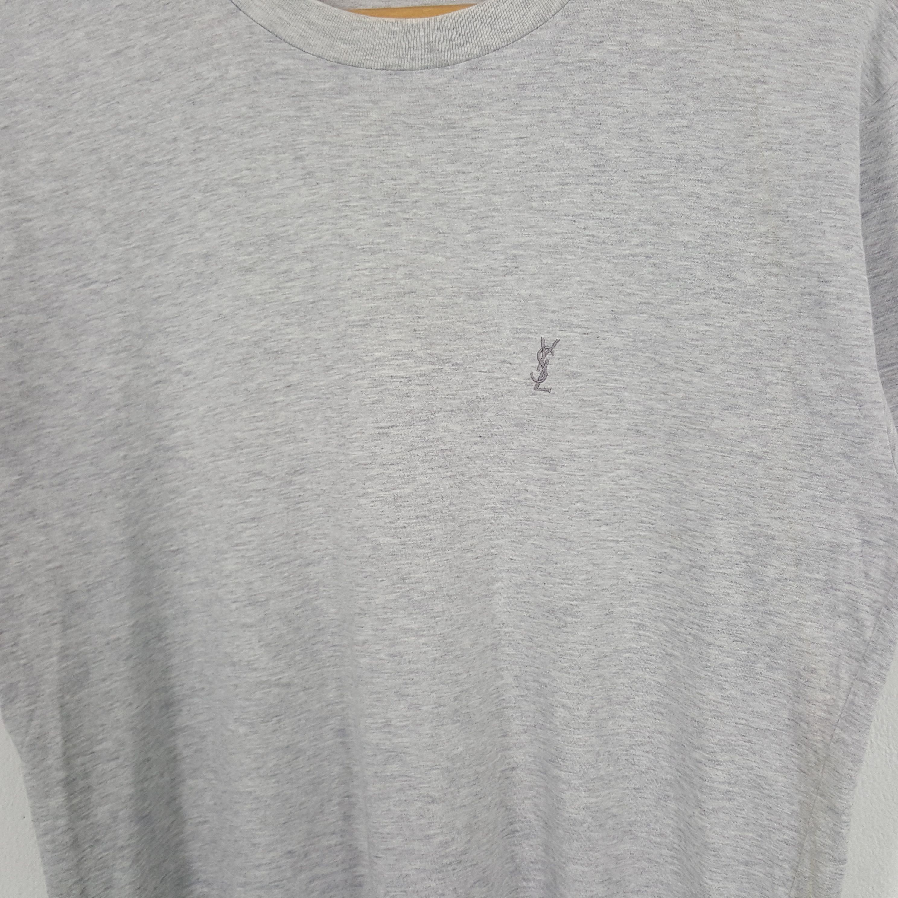 Vintage × Yves Saint Laurent Vintage Yves Saint Laurent Italian Brand Tshirt Size US M / EU 48-50 / 2 - 2 Thumbnail