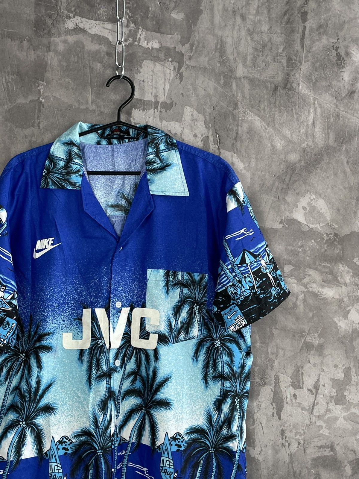 Vintage Vintage Home Football Shirt Nike Soccer JVC Size US M / EU 48-50 / 2 - 4 Thumbnail