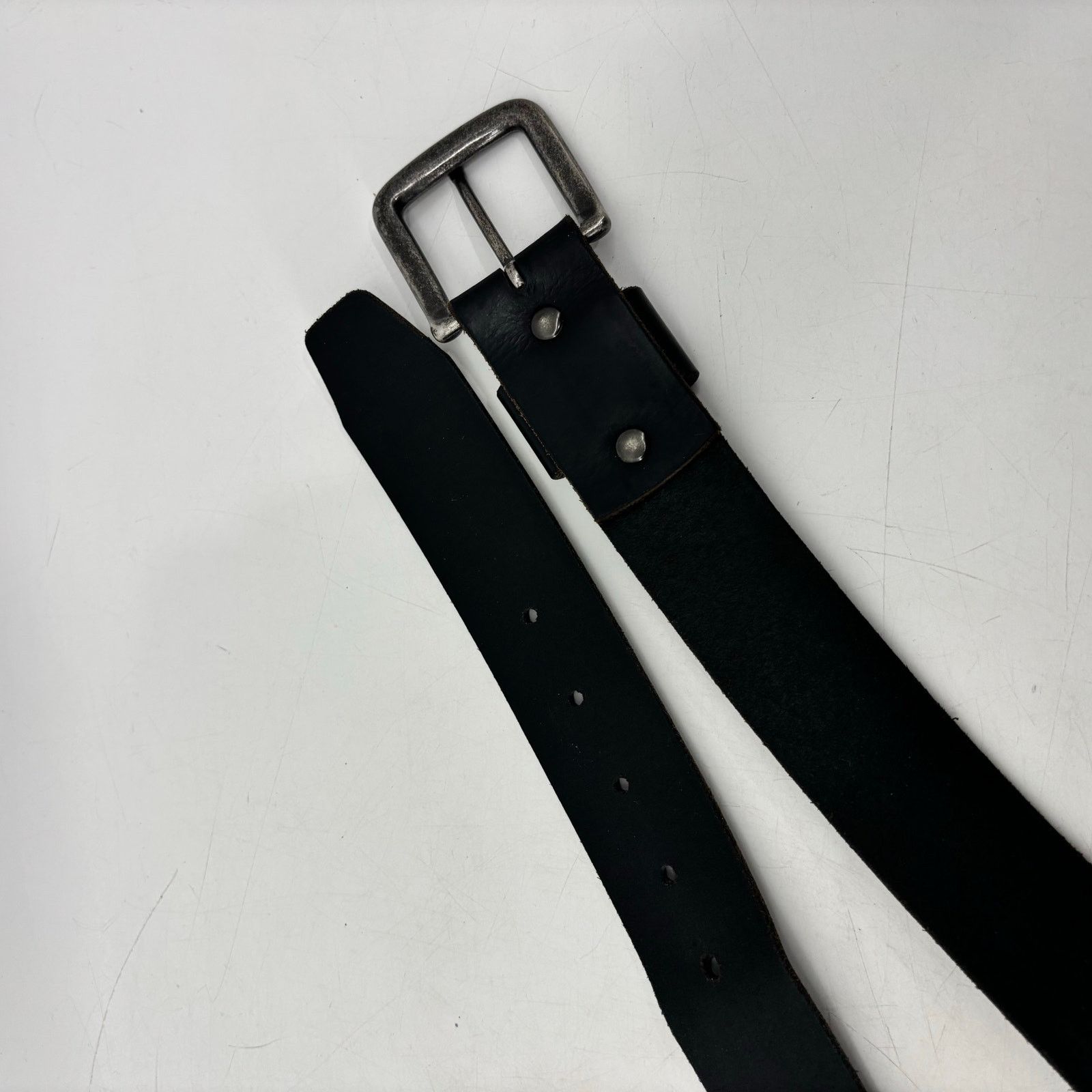 Eddie Bauer Eddie Bauer Mens Belt Size 40 USA Black Genuine Leather Size 40 - 5 Thumbnail