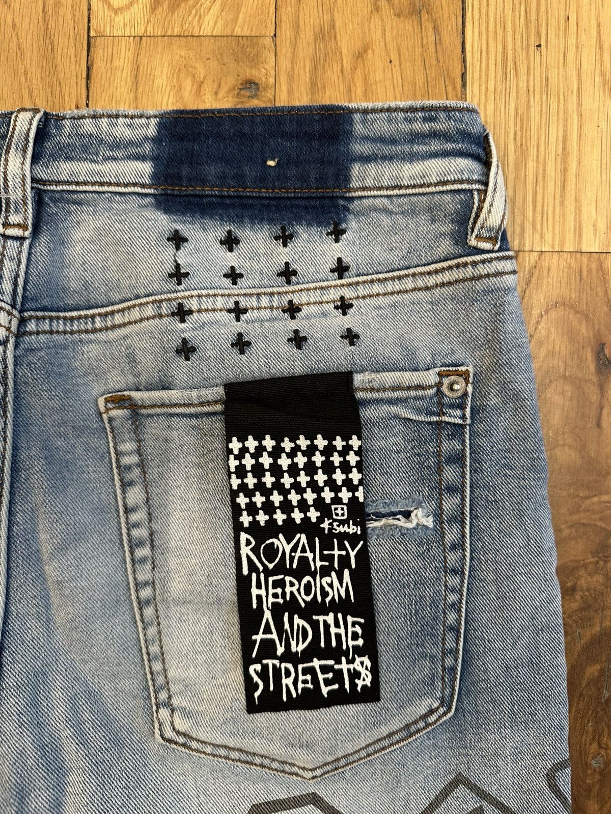 Ksubi Ksubi Responsibility Blue Denim Jeans Size 31 Size US 31 - 4 Thumbnail
