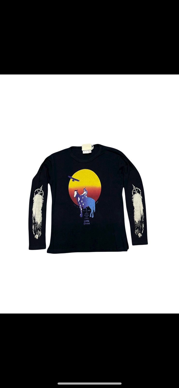 90s INDIAN HERITAGE LONG SLEEVE TSHIRT RARE DESIGN