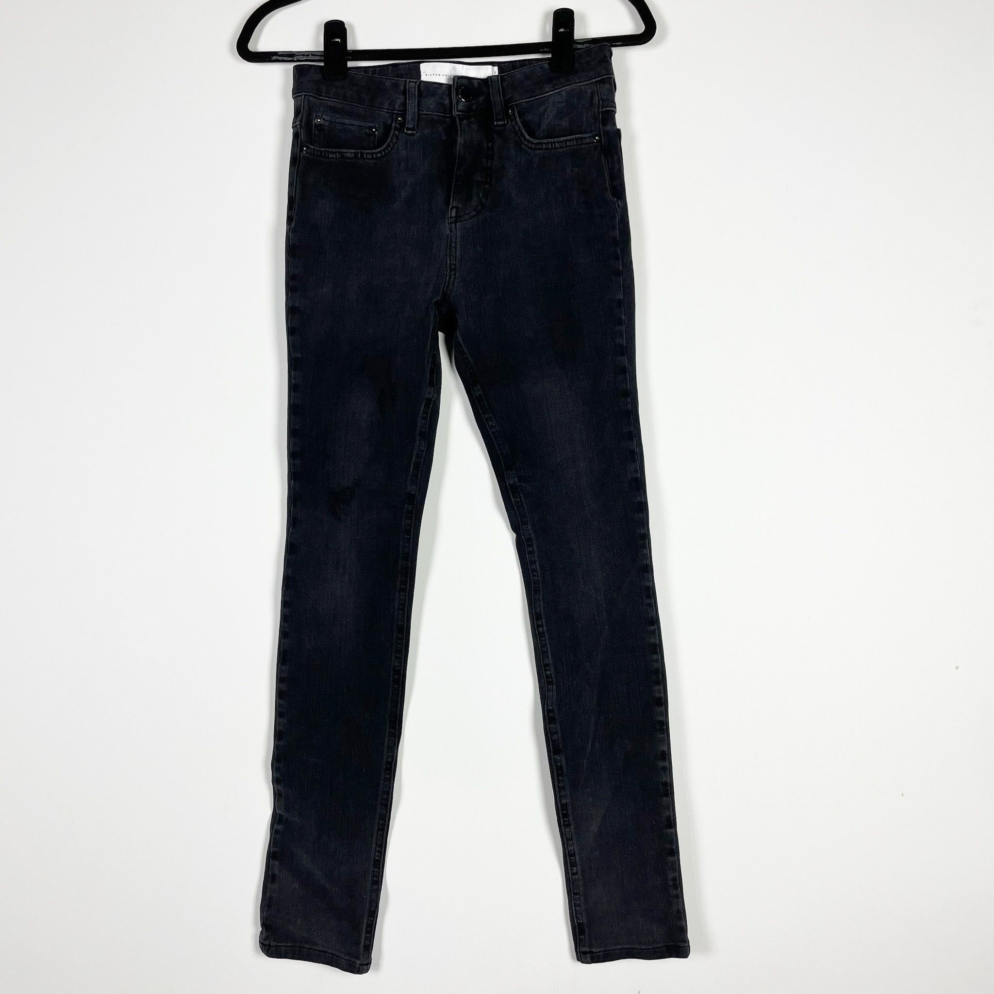 Victoria Beckham Victoria Beckham Cotton Stretch High Rise Skinny Size 26" / US 2 / IT 38 - 1 Thumbnail