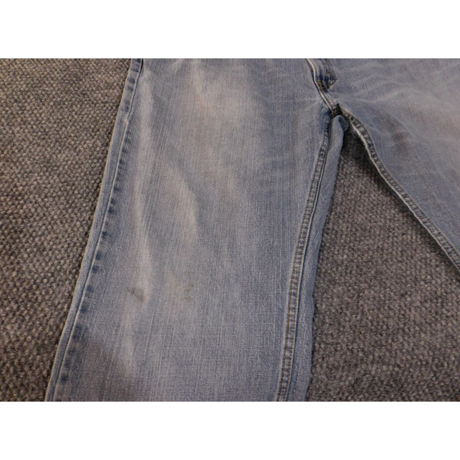 Levi's Levi's 559 Jeans Relaxed Straight Men 42x30 Light Blue Denim Distressed Jeans Men Size US 42 / EU 58 - 3 Thumbnail