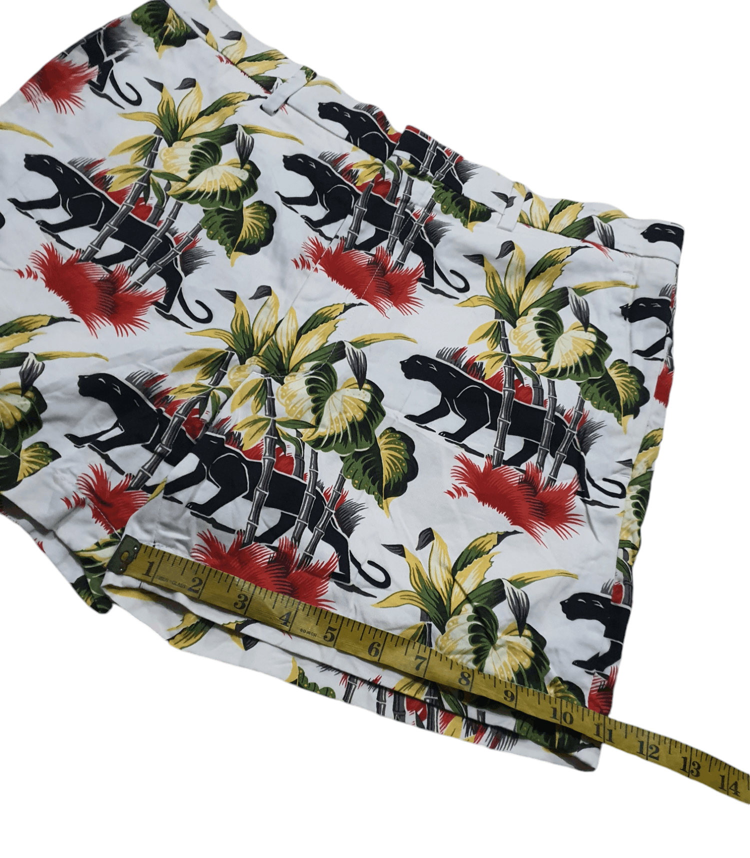 Wacko Maria SS13 WACKO MARIA Guilty Parties Black Panther Print Shorts Size US 34 / EU 50 - 9 Thumbnail