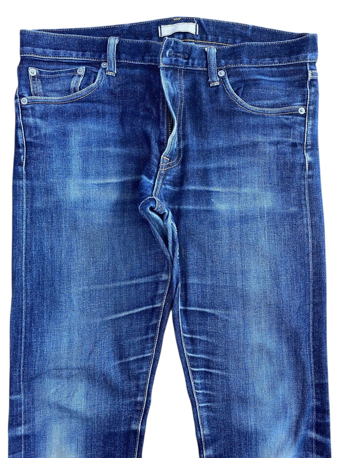 Uniqlo Uniqlo X Selvedge Whiskers Style Ripped Jeans Size US 33 - 2 Thumbnail