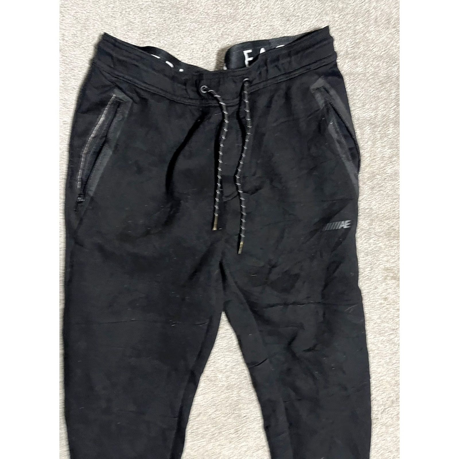 American Eagle Outfitters American Eagle AE Flex Jogger Sweatpants Active Men's Size Medium Black Size US 31 - 2 Thumbnail