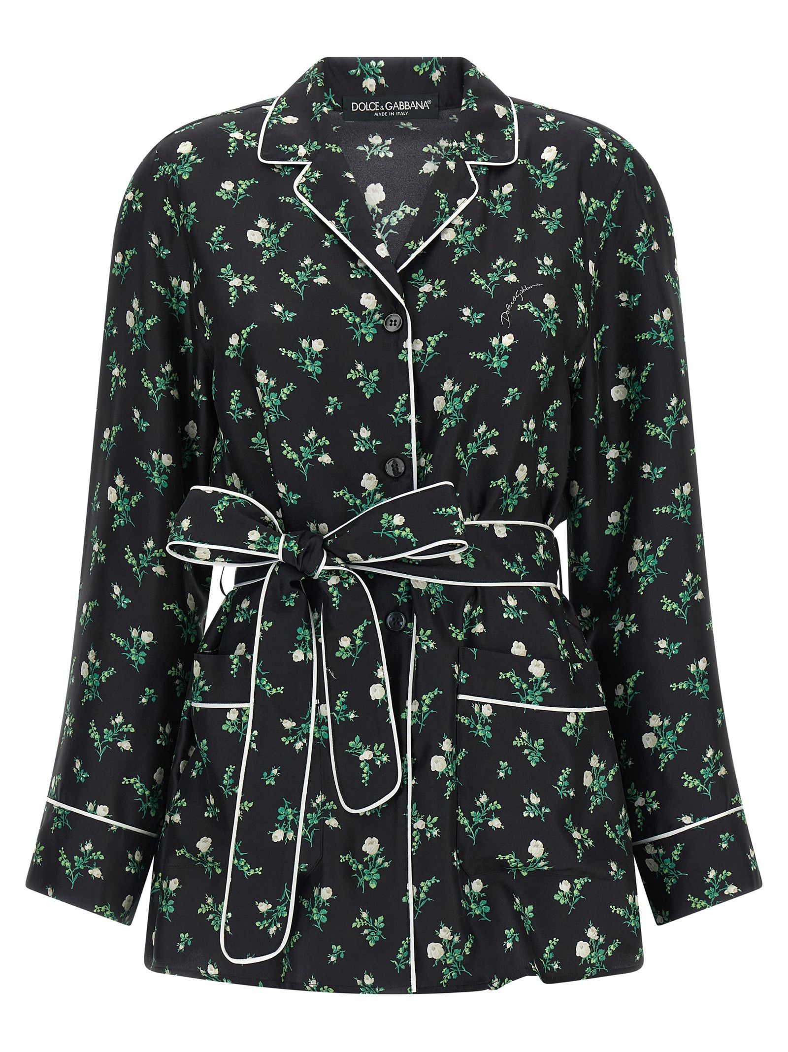 Dolce & Gabbana Roselline And Lily Of The Lilies Of The Flowers Printed Shirt Size S / US 4 / IT 40 - 1 Thumbnail