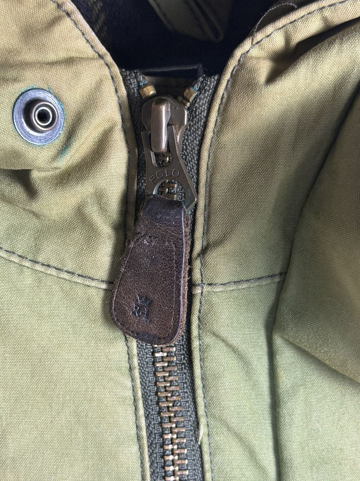 Polo Ralph Lauren Vintage Polo Ralph Lauren Waxed Cotton Fishing Jacket Size US L / EU 52-54 / 3 - 12 Thumbnail