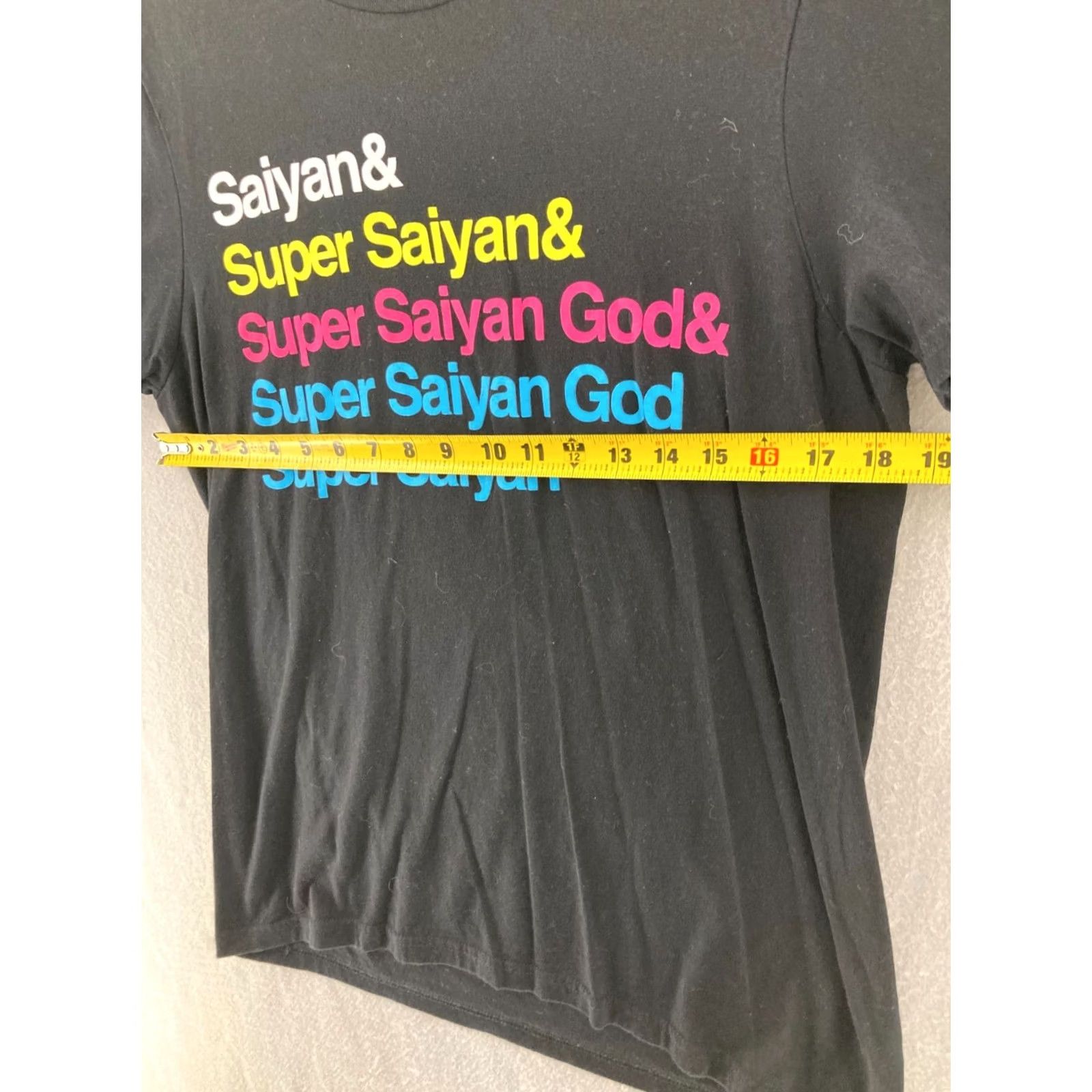 Vintage Dragon Ball Z Dragon Ball Z Super T Shirt Mens M Black Short Sleeve Crew Neck Graphic Print Anime Cartoon Pattern Solid Shirt Size US M / EU 48-50 / 2 - 3 Thumbnail