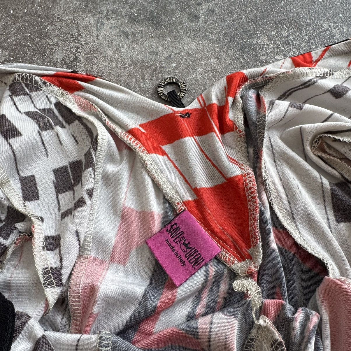 Hysteric Glamour Save the Queen Italy Vintage Y2K Abstract Art Dress Size M / US 6-8 / IT 42-44 - 16 Thumbnail