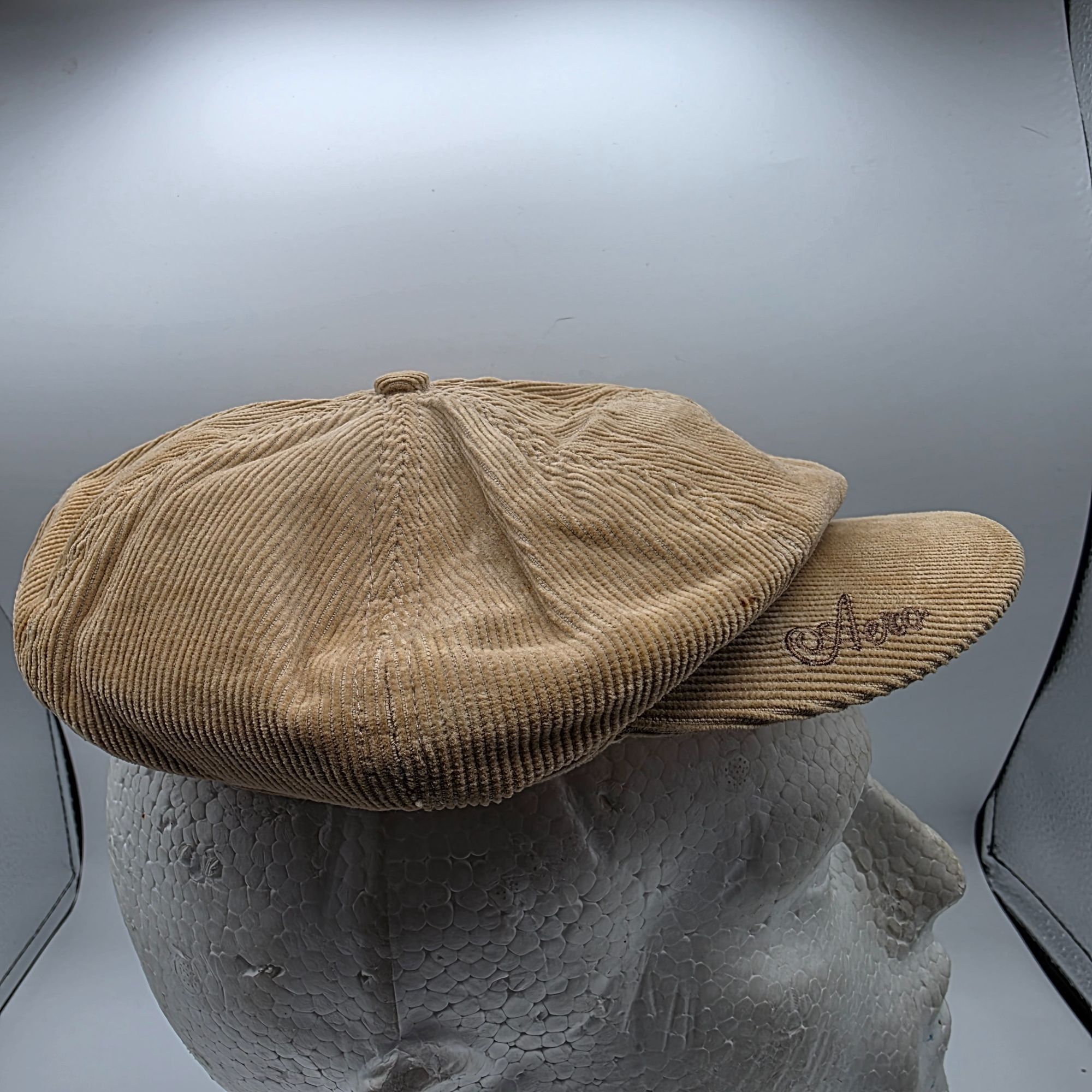 Aeropostale Aeropostale Corduroy Brown Newsboy Caddy Hat Cap Casual Spor Size ONE SIZE - 4 Thumbnail