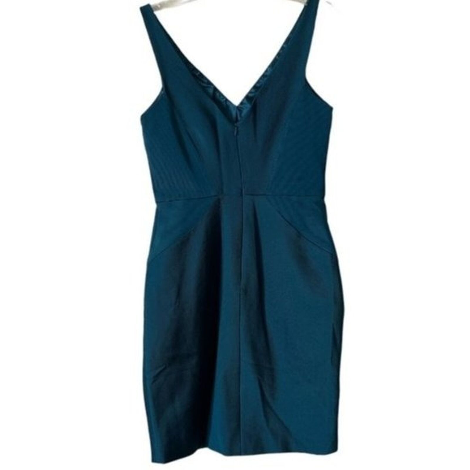 Monique Lhuillier MONIQUE LHUILLIER V-Neck Mini Dress w/ Tags, M/US8 Size M / US 6-8 / IT 42-44 - 5 Thumbnail