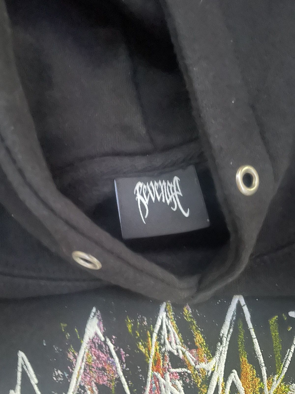Revenge OTF x Revenge painting hoodie black Size US M / EU 48-50 / 2 - 6 Thumbnail