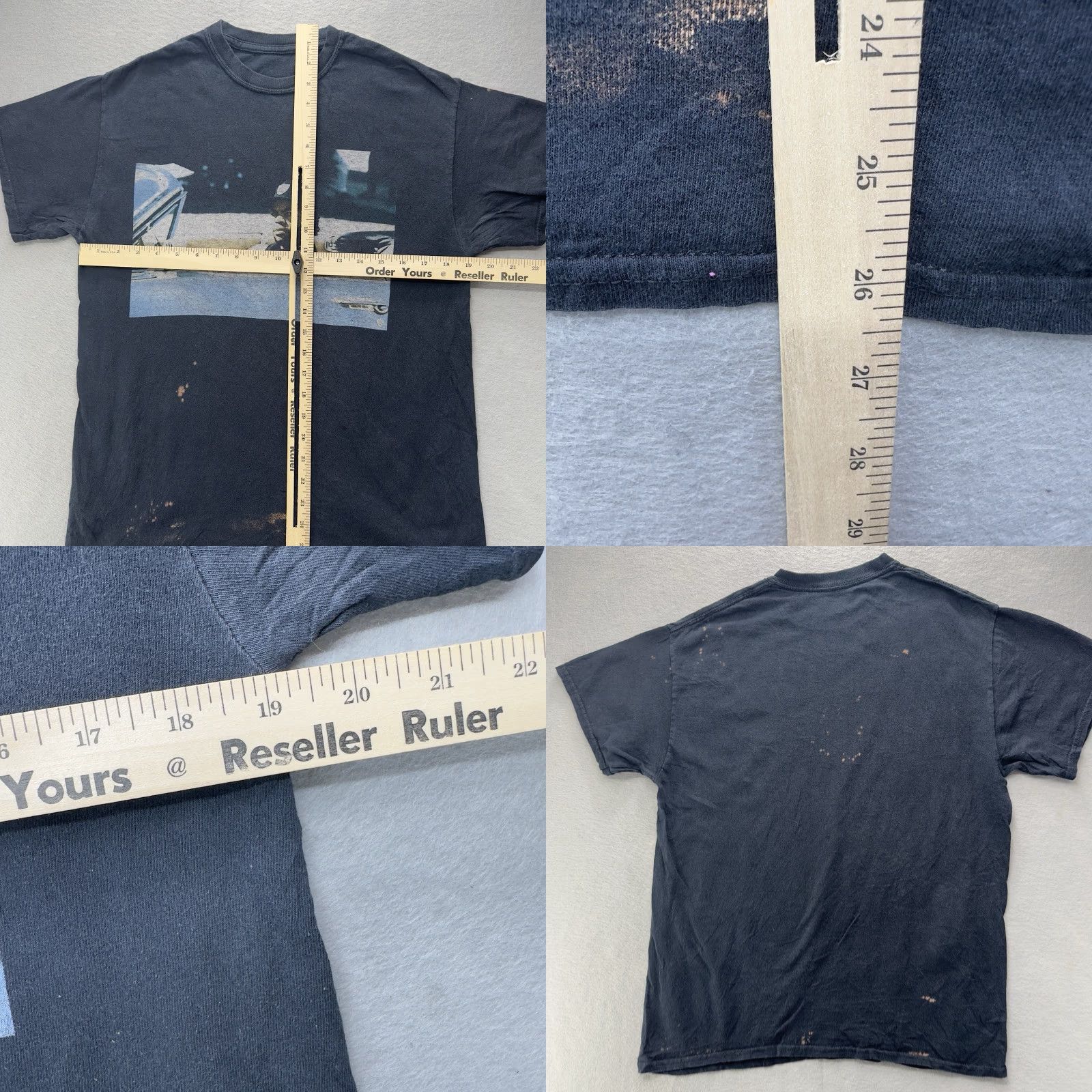 Vintage Ice Cube T-Shirt Men M Black 1964 64 Impala Distress Vintage Hip Hop 80s 90s Cars Logo Shirt Mens Size US M / EU 48-50 / 2 - 8 Thumbnail