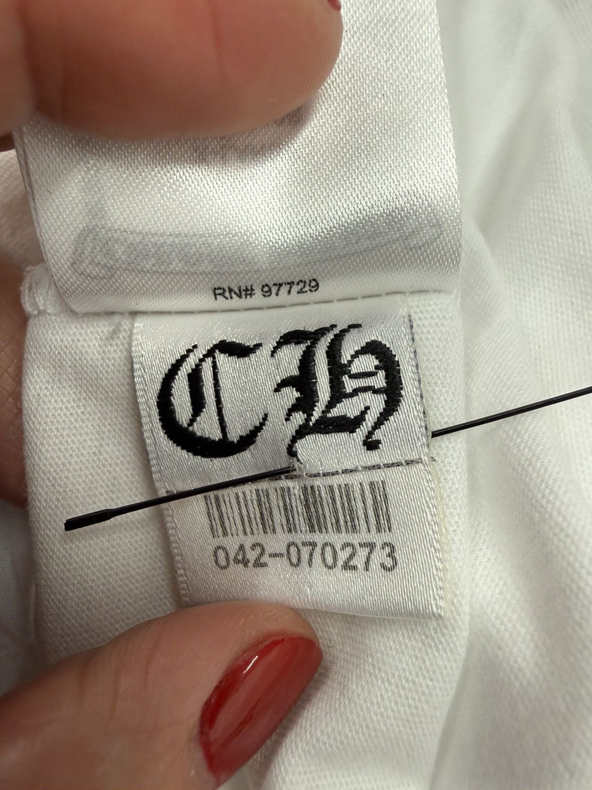 Chrome Hearts Chrome Hearts Scroll Tee Size US XL / EU 56 / 4 - 13 Thumbnail